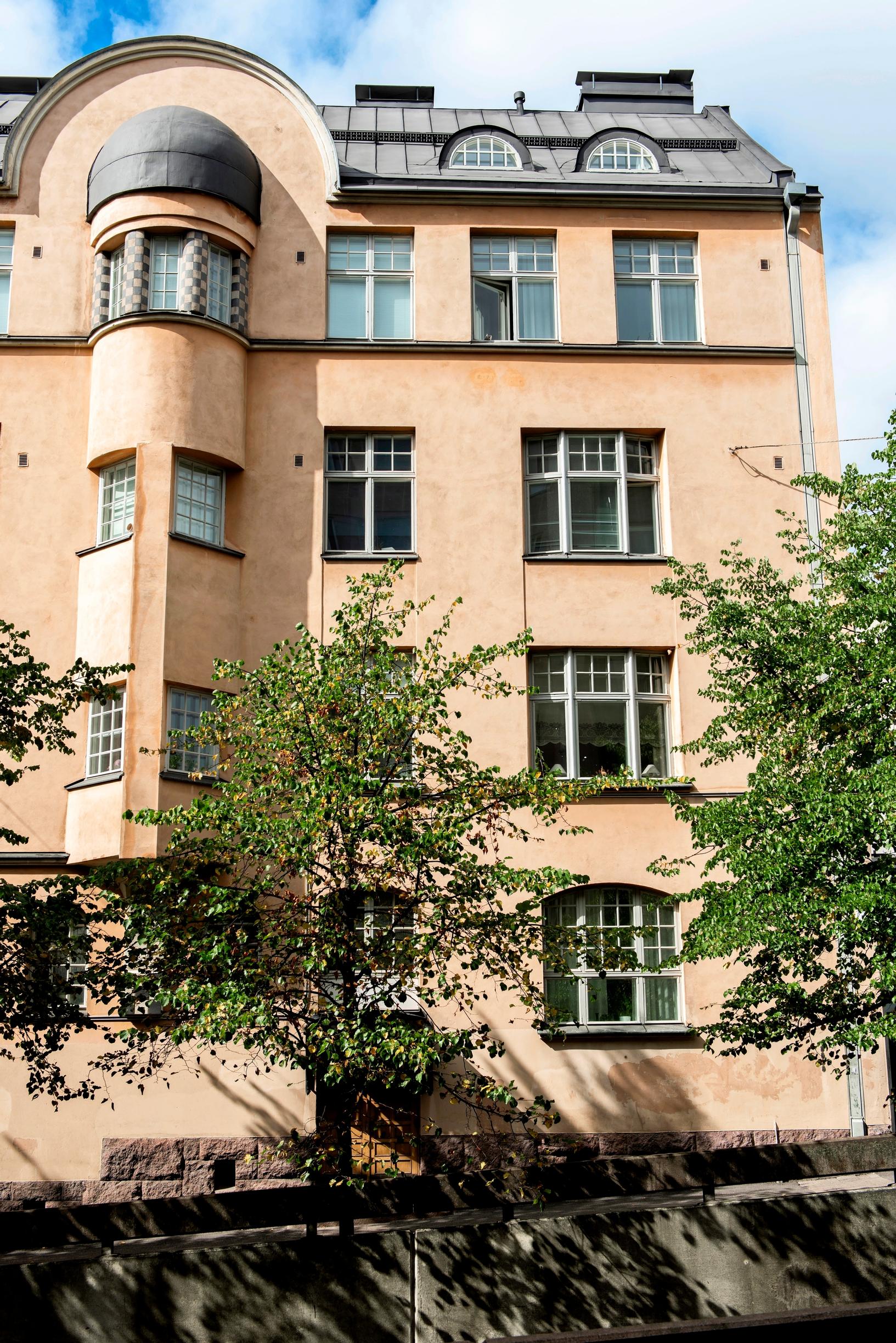 Pictured: an Art Nouveau-style apartment building in Helsinki’s Etu-Töölö district.
