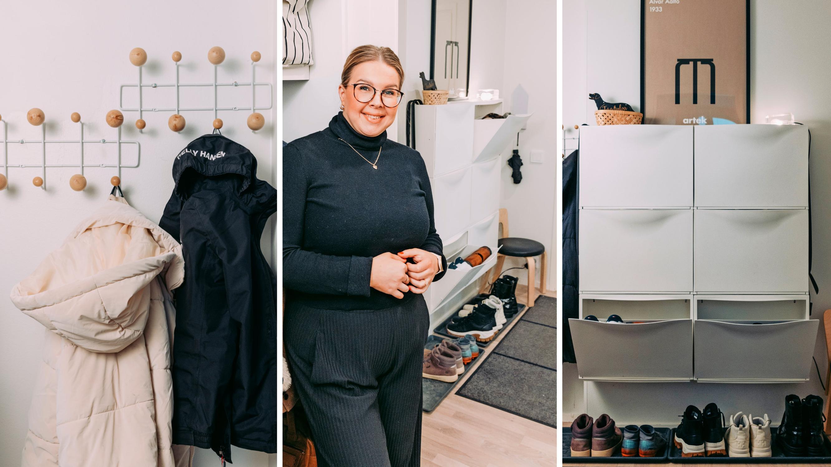 The rule that keeps Paula’s entryway organized: “We focused especially on shoe storage”