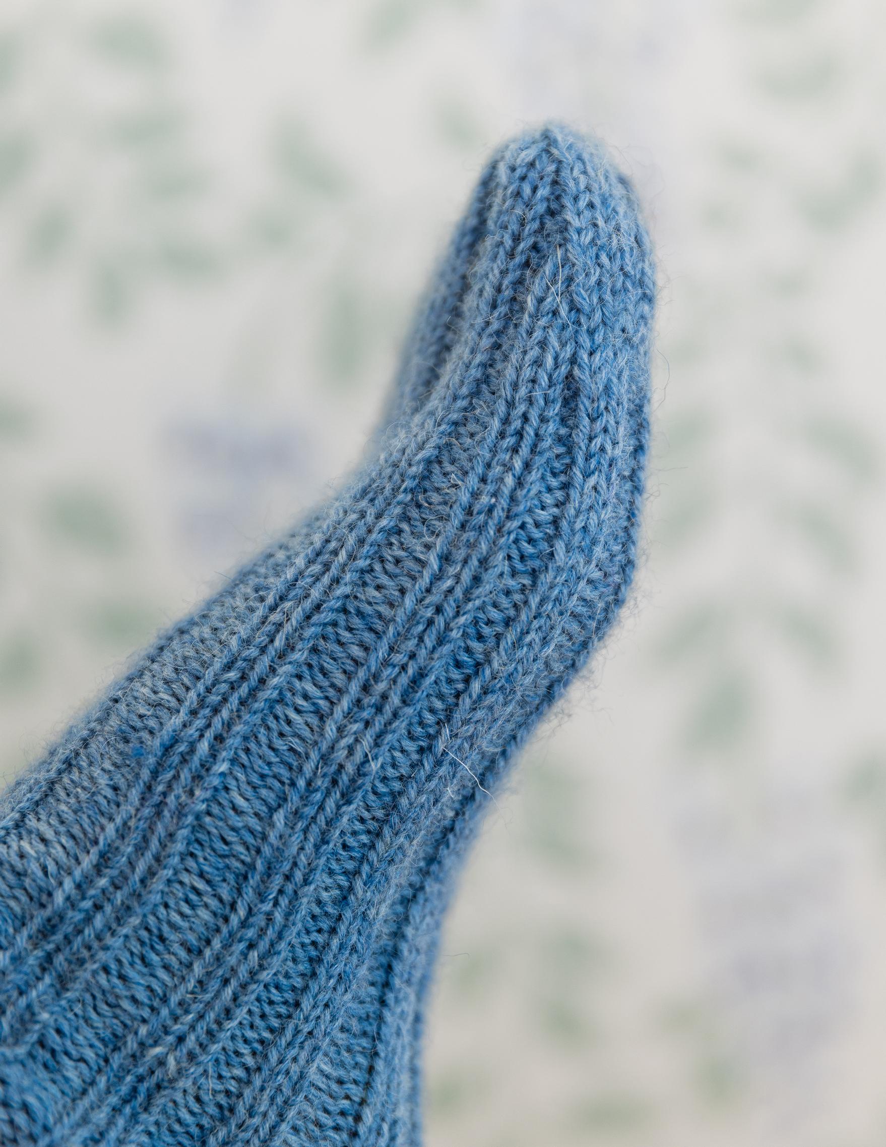 Band decrease on the tube sock