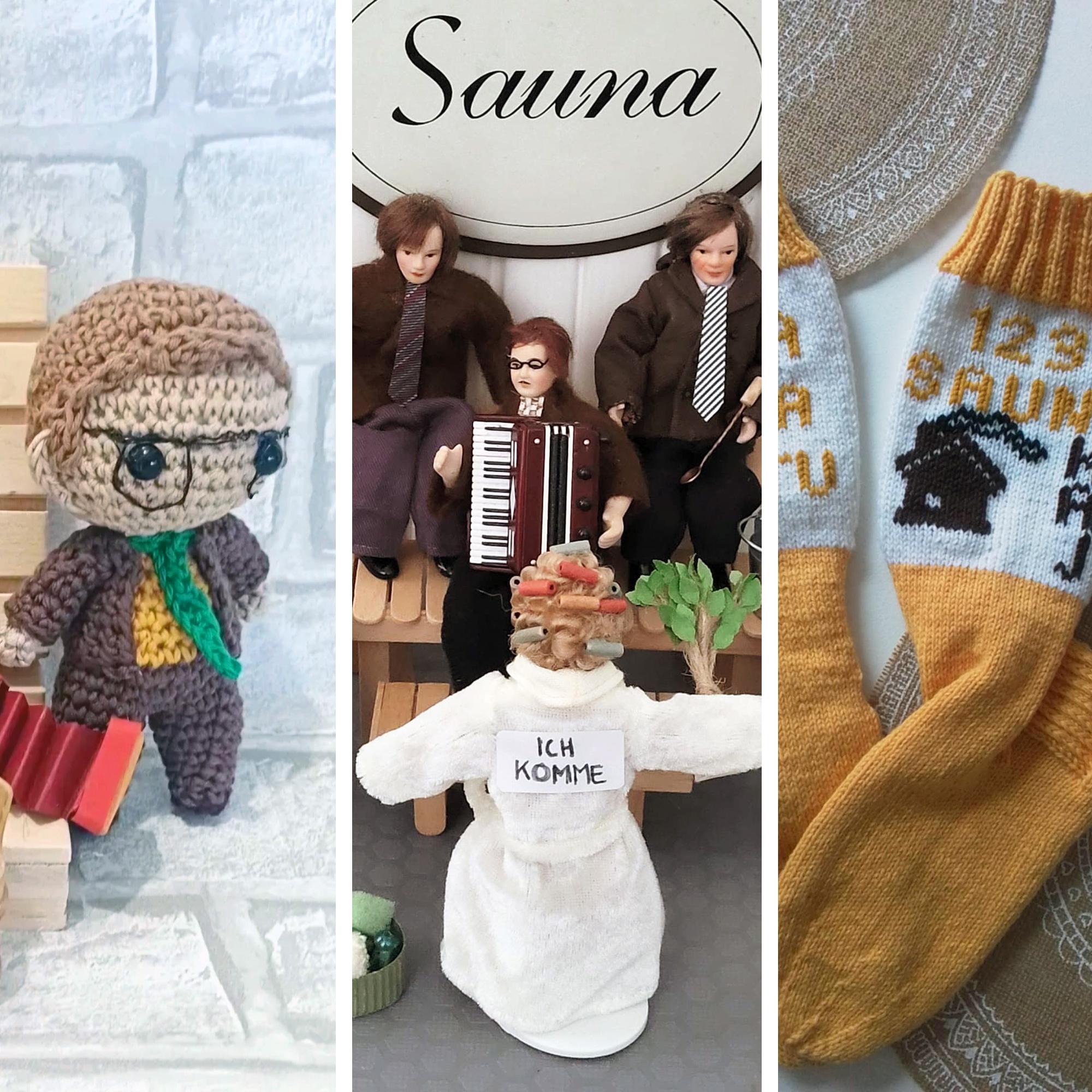 KAJ socks, crocheted Erika Vikman, and 4 more fantastic Eurovision crafts! Take a peek at these creations
