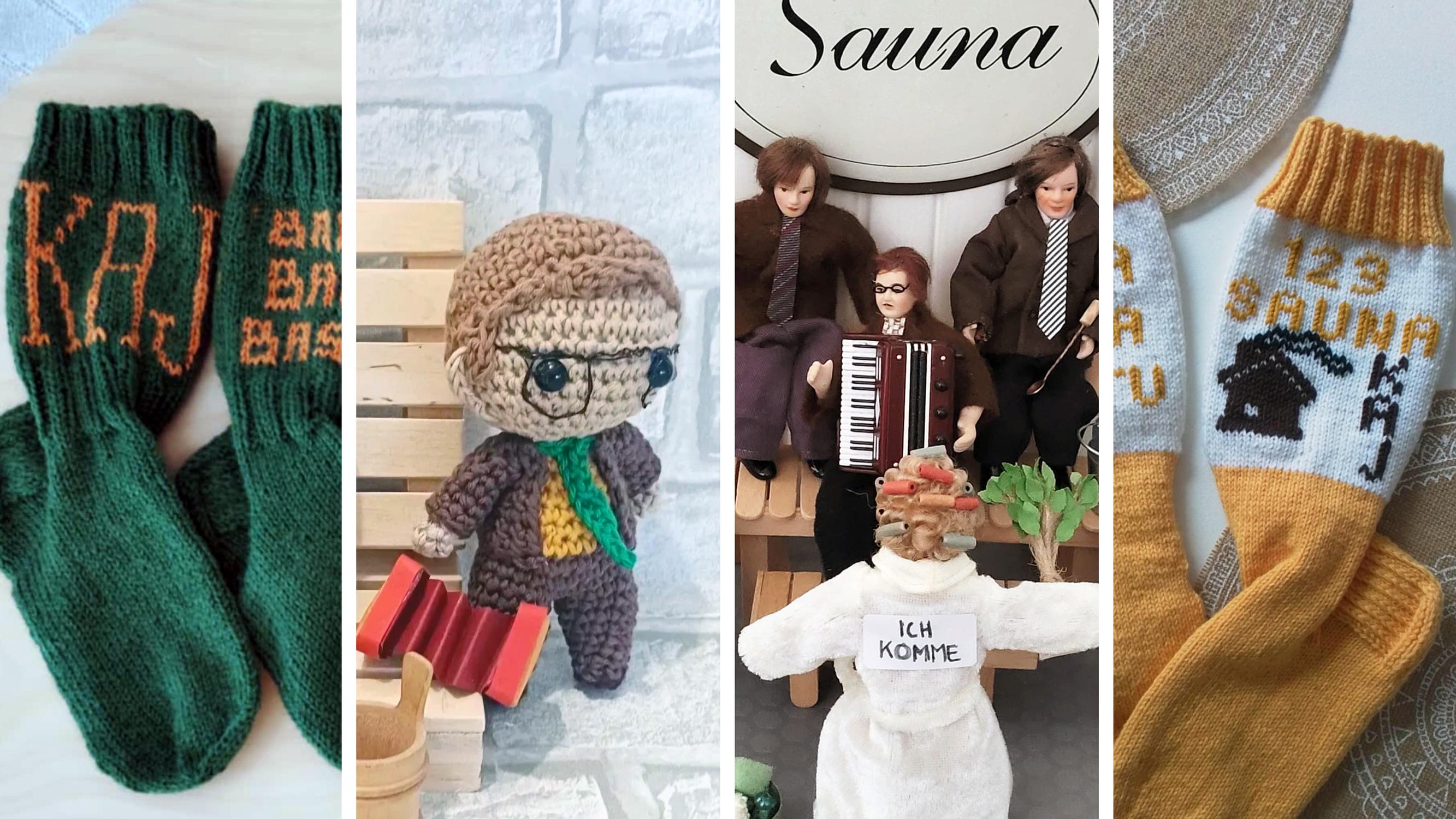KAJ socks, crocheted Erika Vikman, and 4 more fantastic Eurovision crafts! Take a peek at these creations