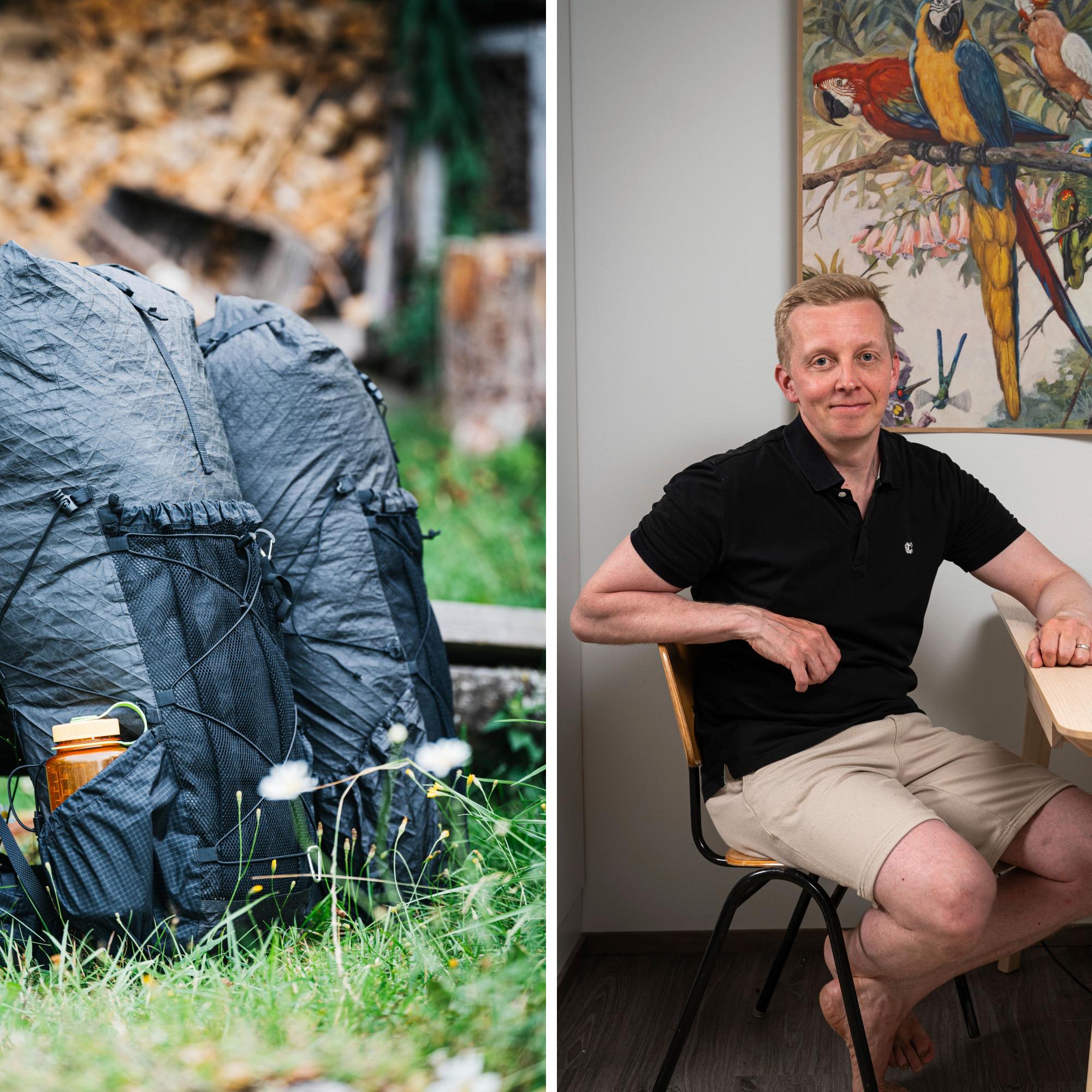 “Sewing can’t be that difficult,” Jukka thought—and now he’s saving hundreds on hiking gear