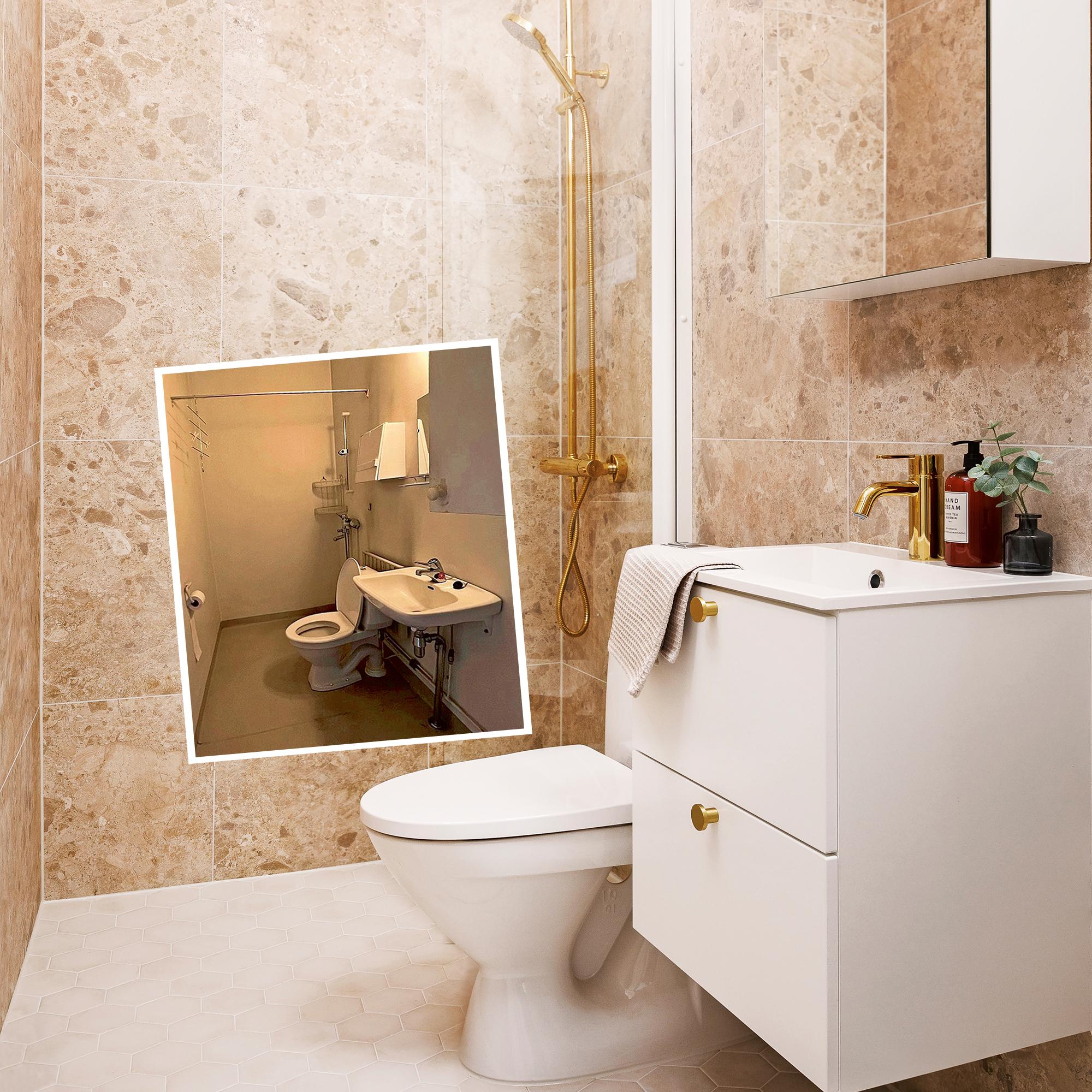 Transforming a tiny bathroom: how thoughtful material choices brought luxury to a 3-square-meter space