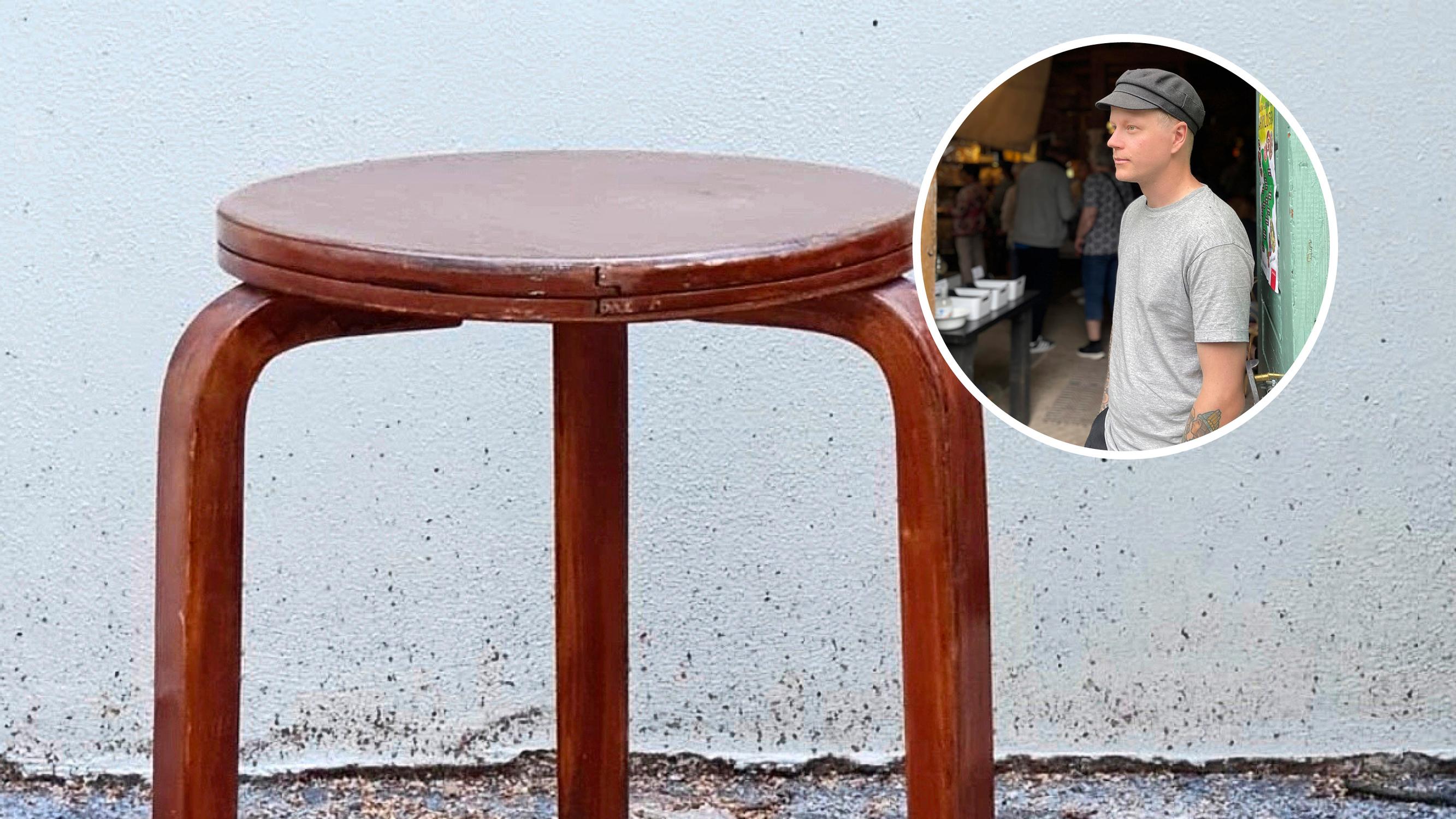 Vintage wizard Iivari found a rare Aalto stool in a recycling center’s free section: “Design is an excellent investment”