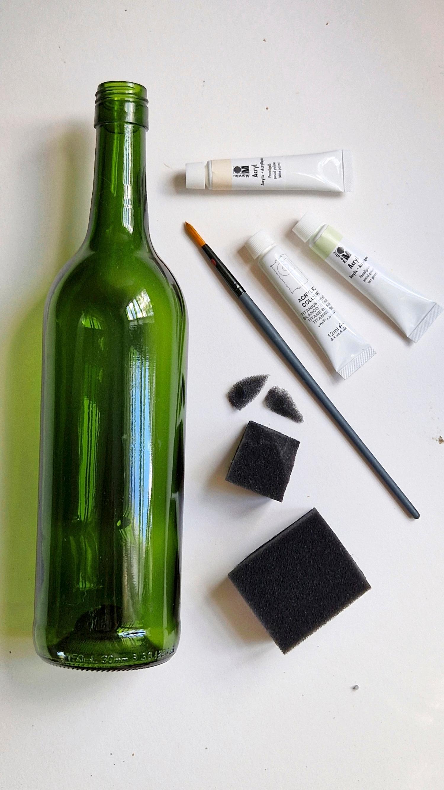 Supplies for the light bottles.