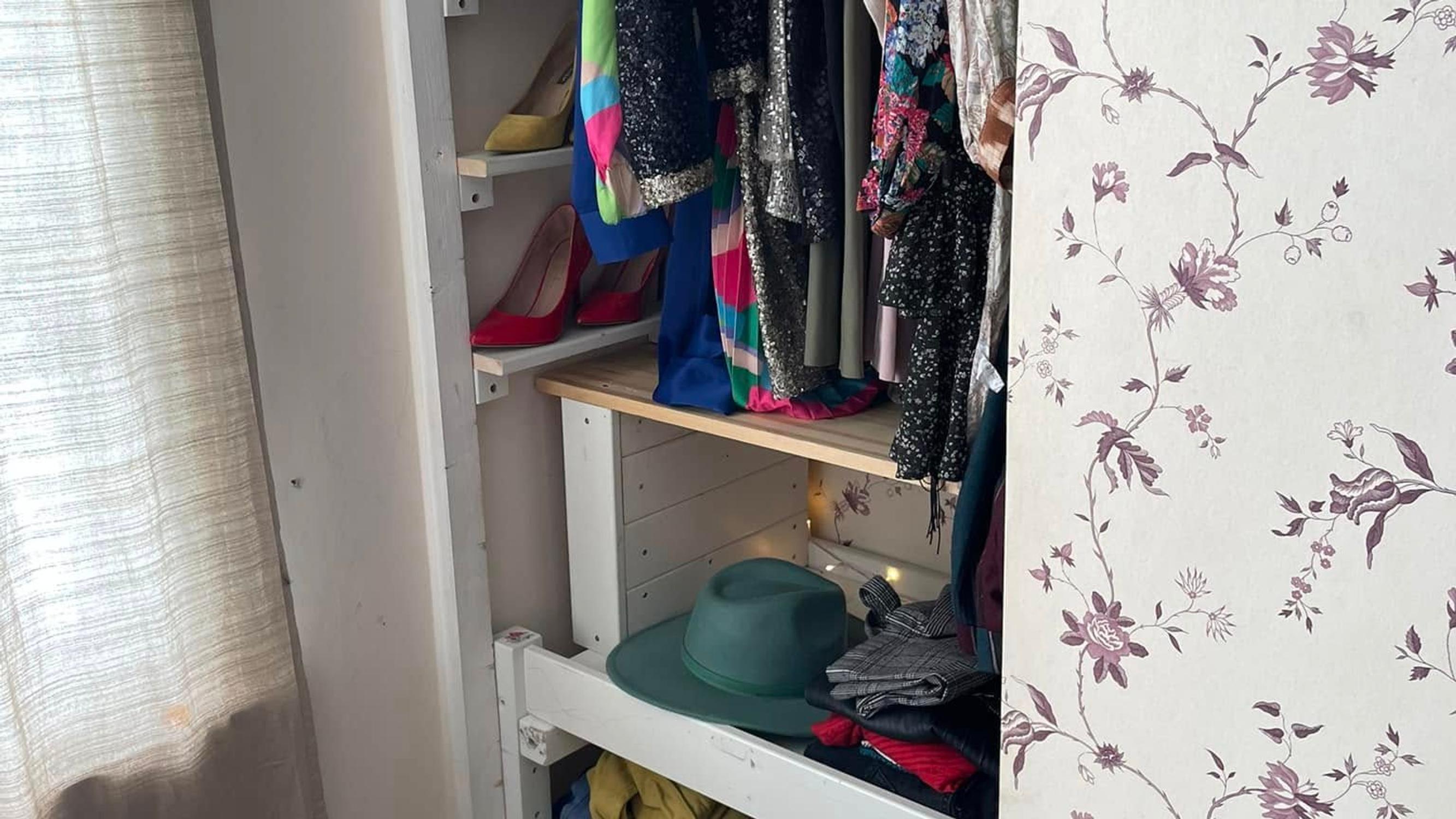 This dad turned an old bunk bed into a smart closet fix—and it cost next to nothing