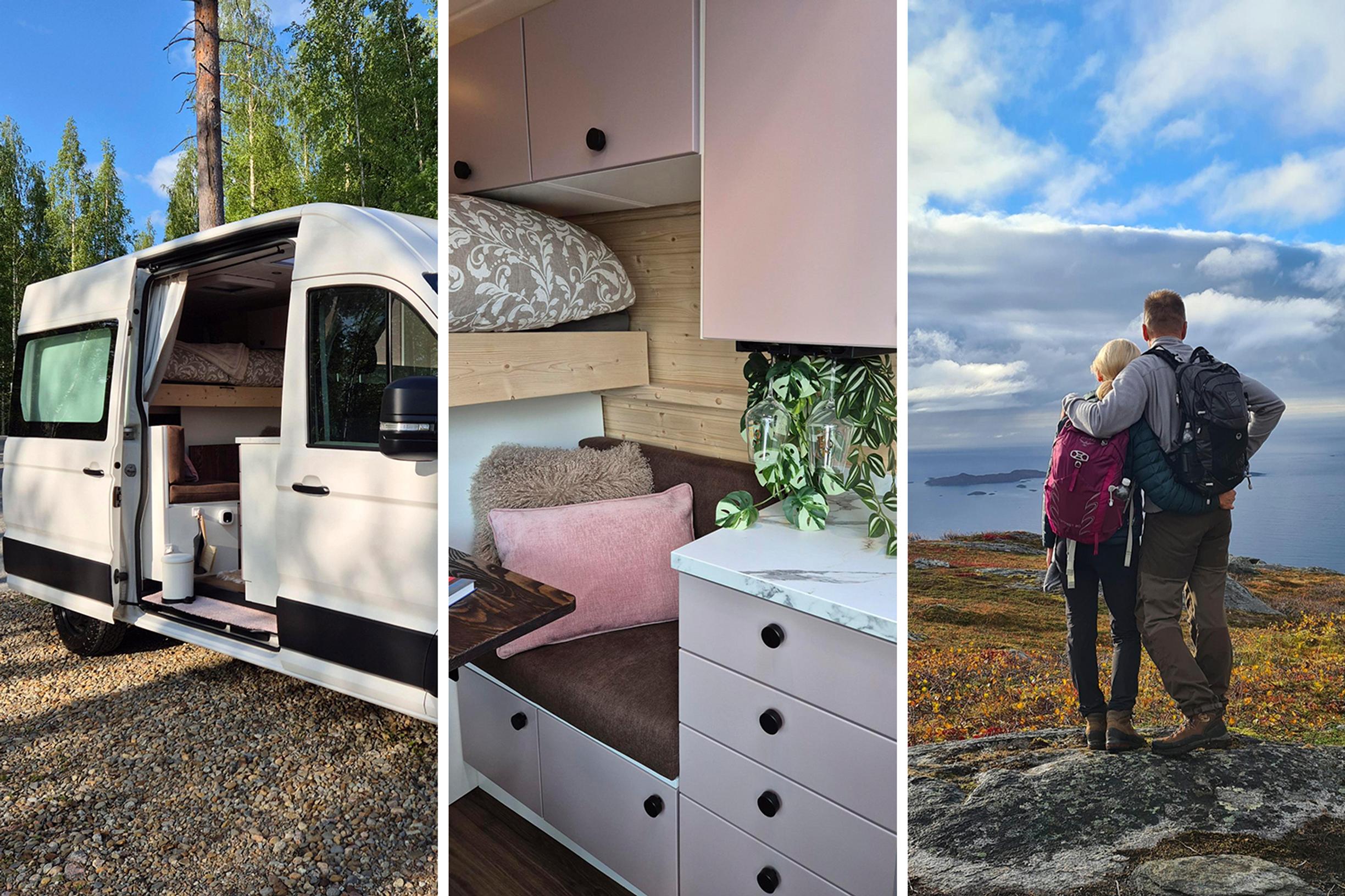 “The van went from an empty shell to a home”—a Finnish couple built the camper of their dreams