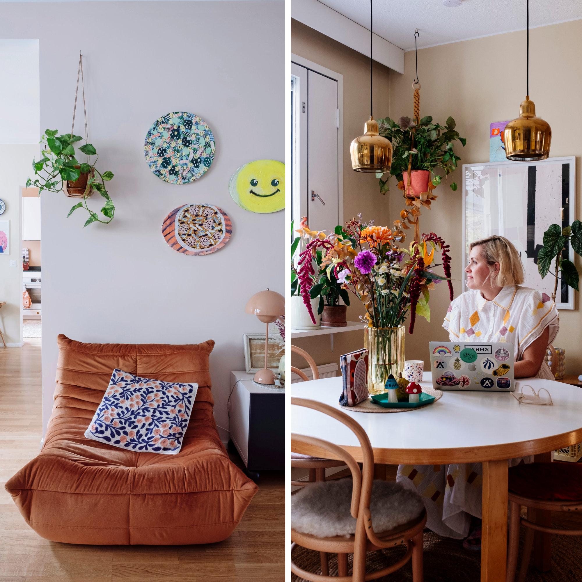 Definitely not love at first sight! Elina and Pertti took a chance on a concrete bunker and turned it into a colorful carnival