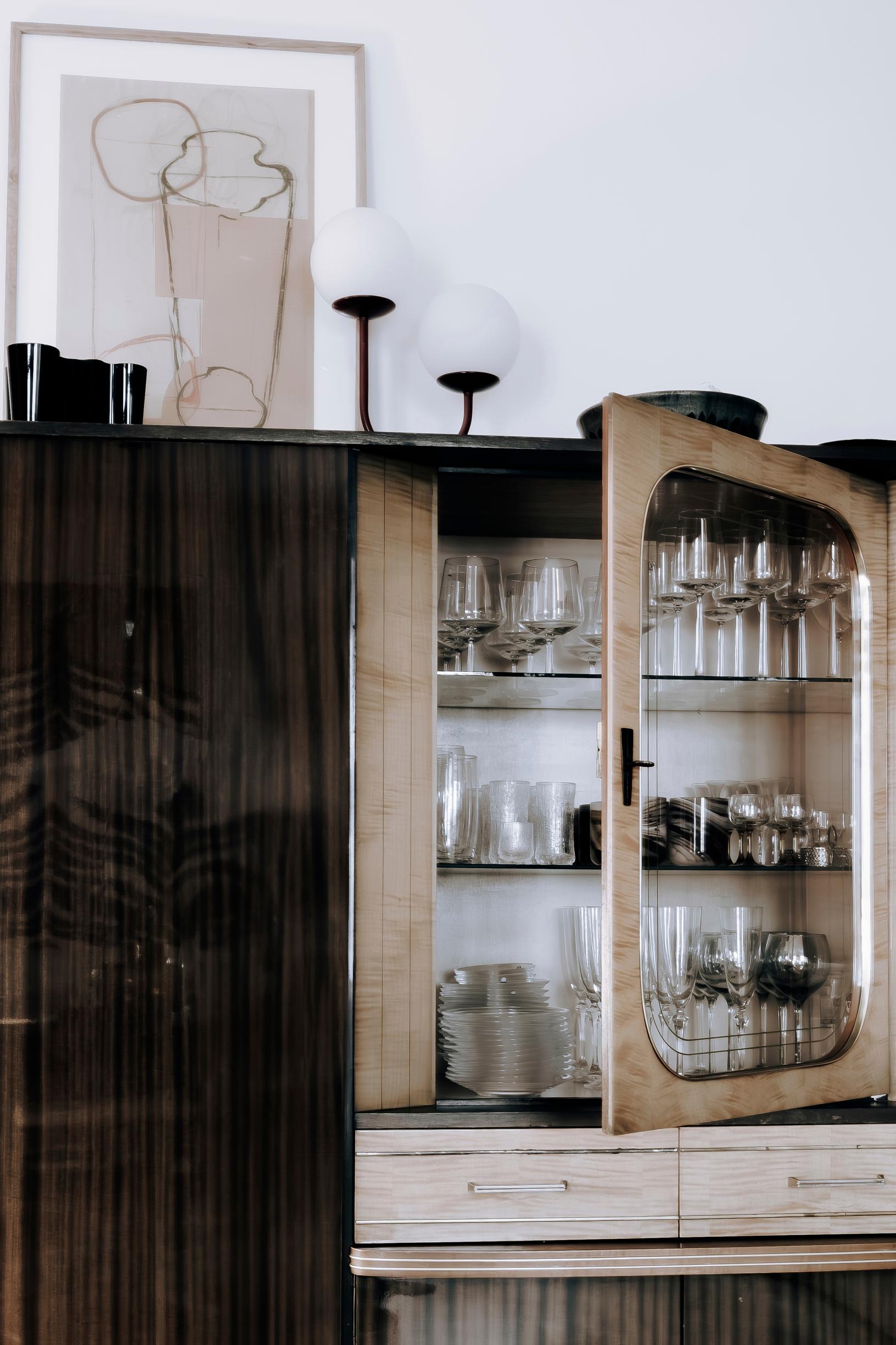 A 1960s display cabinet found secondhand