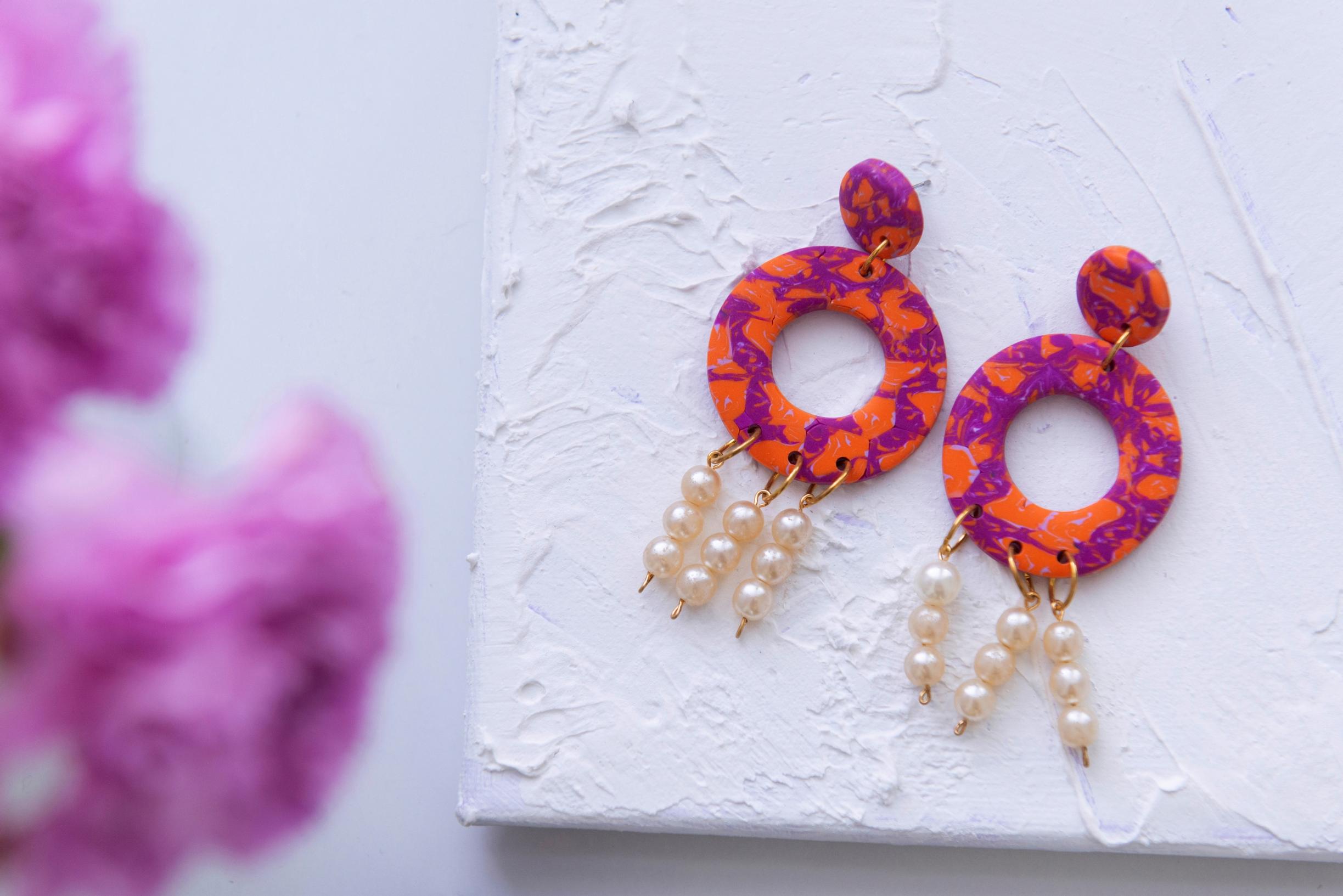 Earrings designed by Inka Tikkinen