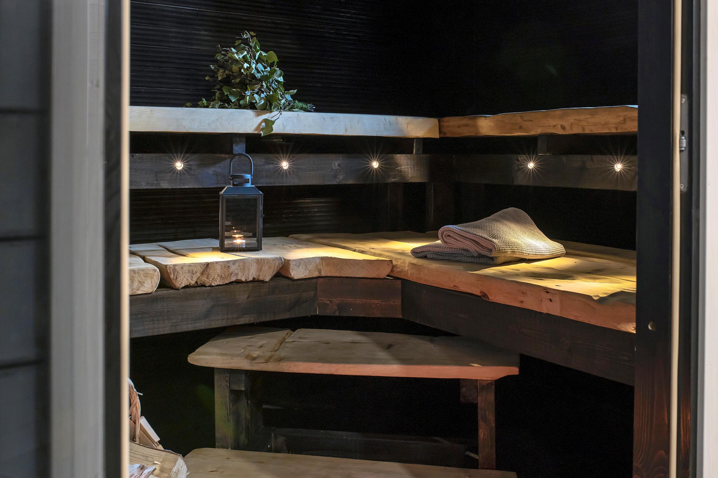 Benches made from old planks