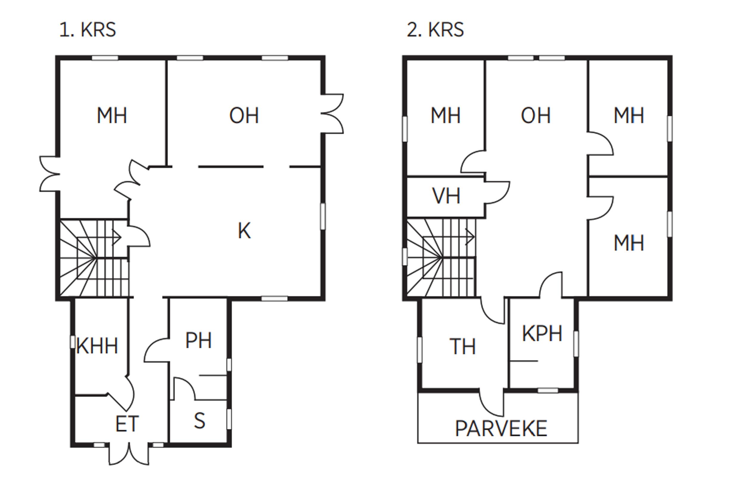 Floor plan of the house