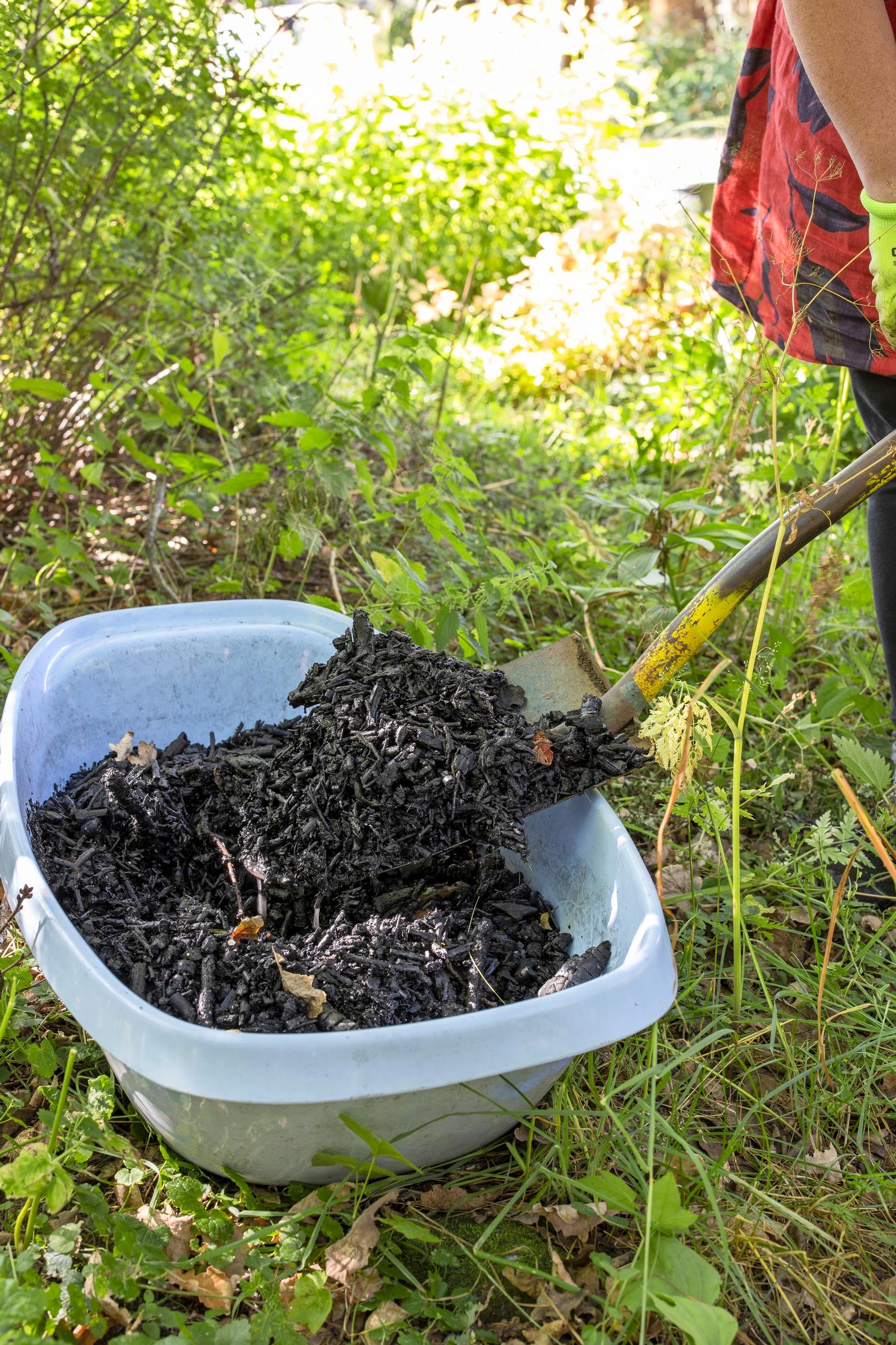 Biochar is easy to produce yourself with a charcoal kiln.