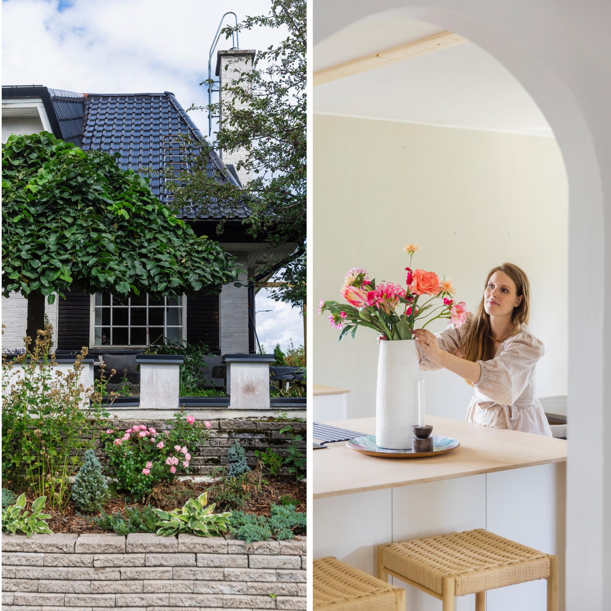 An ’80s charmer: archways, paned windows, and bay windows steal the show in this renovation