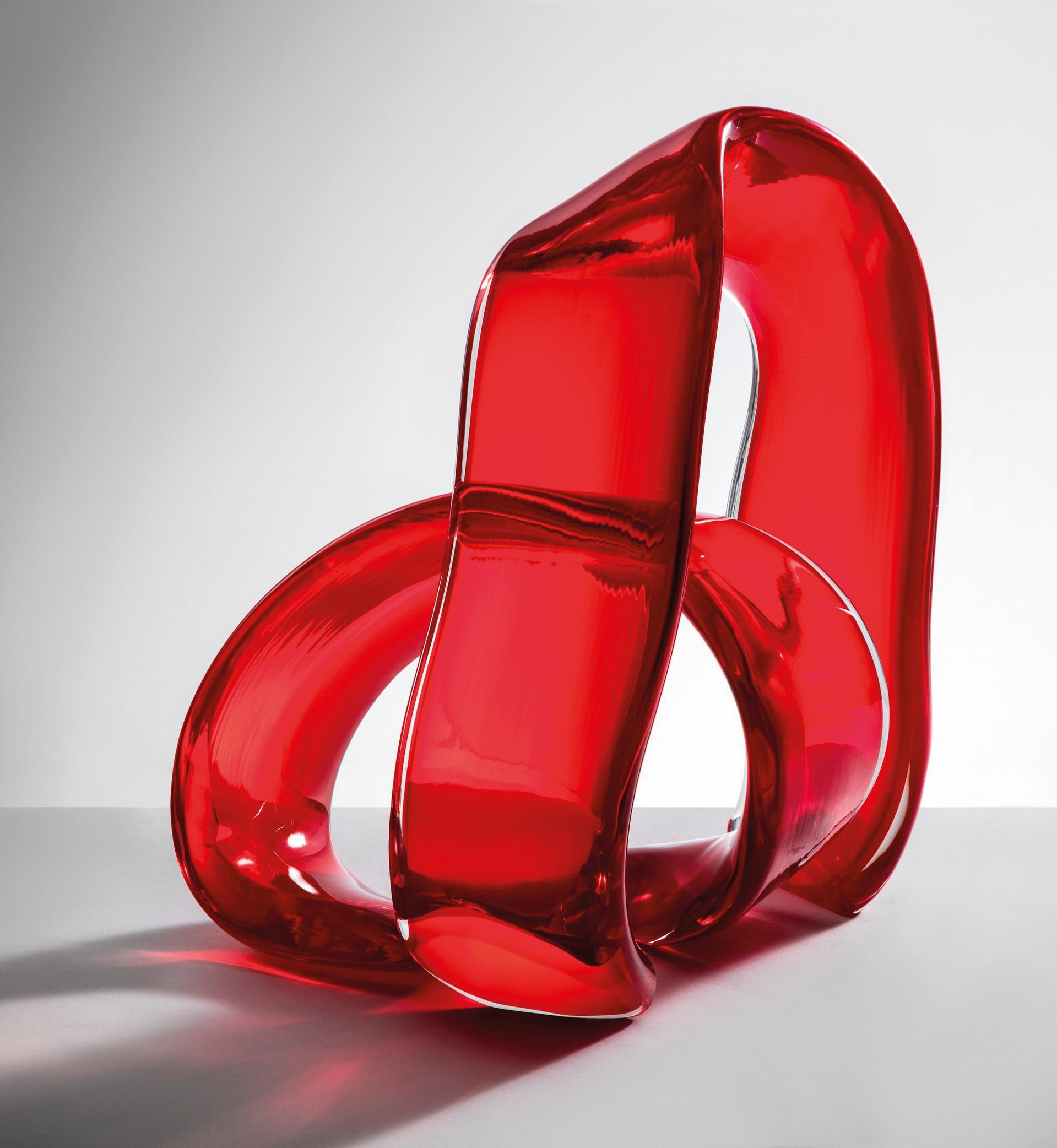 Firestorm glass sculpture