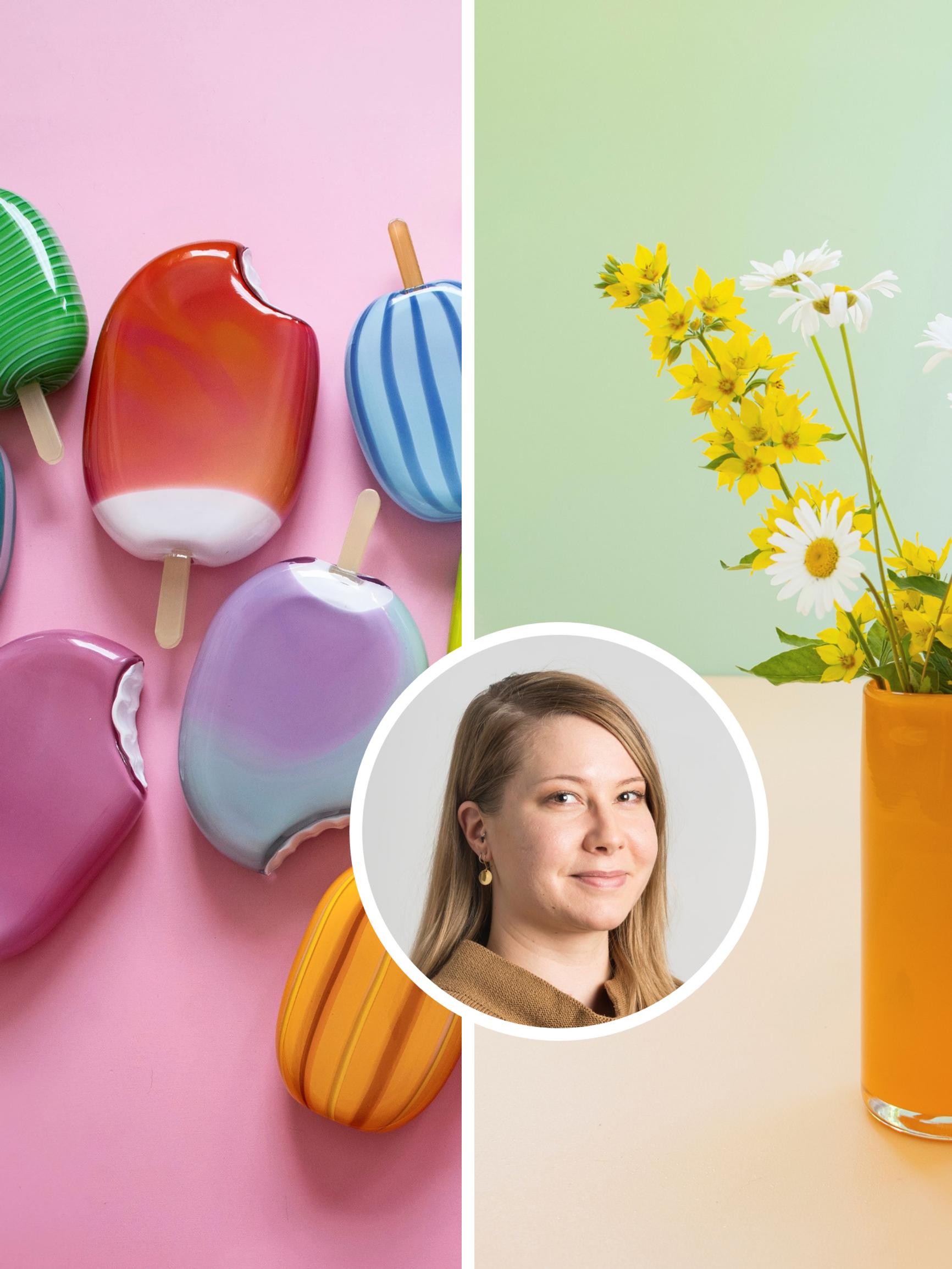 Glass artist Paula Pääkkönen: “Working with colorful glass helped me after depression”