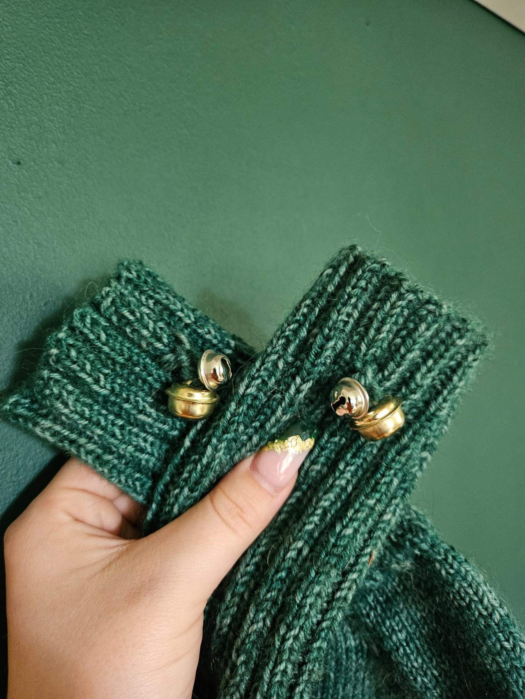 Bells on Jonne’s socks.