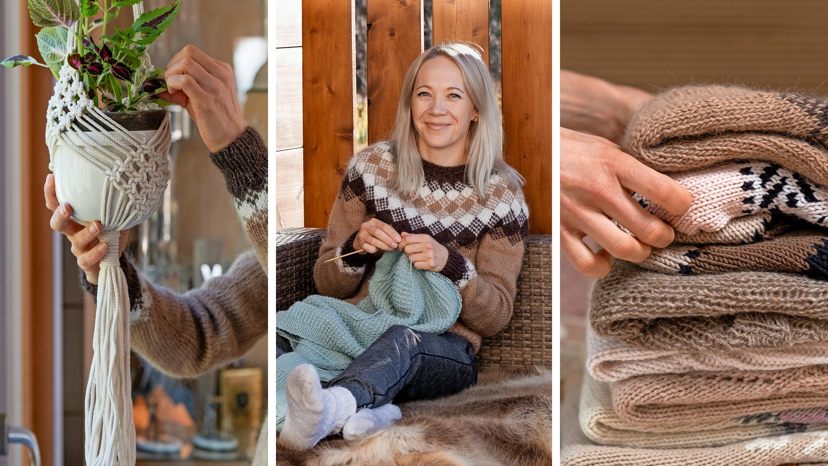 Former top-biathlete Kaisa Mäkäräinen on crafts: “I might have ruined many athletic performances by knitting too much”