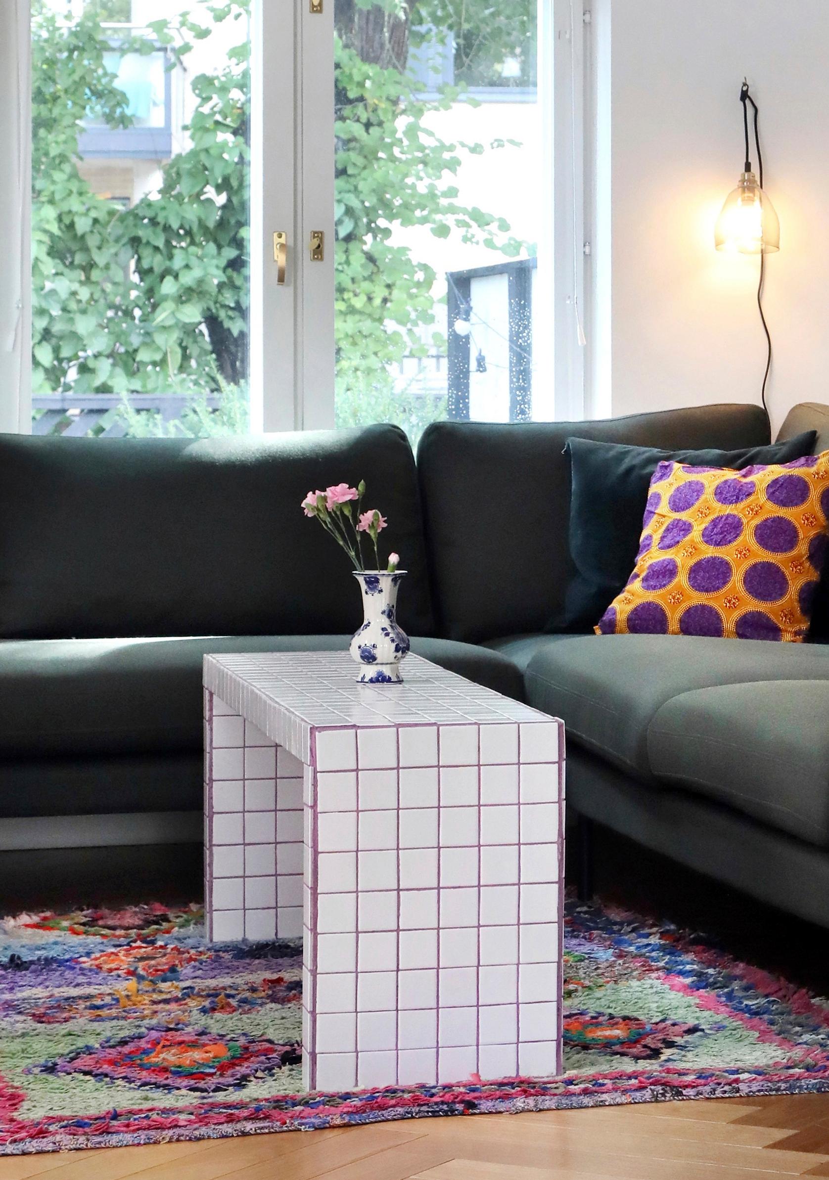 Make a fun, unique tile table for your home—here’s how!