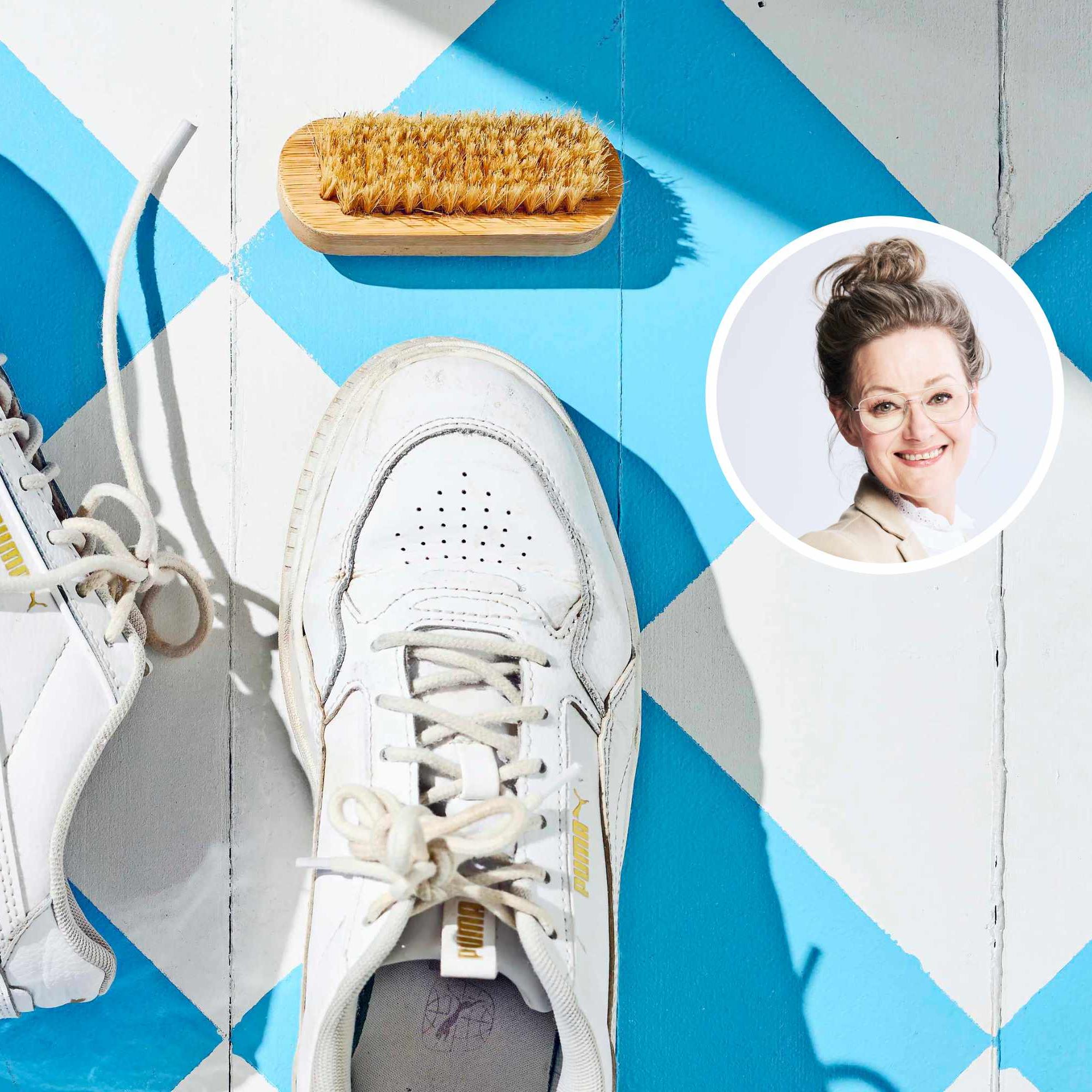 This is a trick that really works—how to clean your white sneakers when nothing else seems to help!
