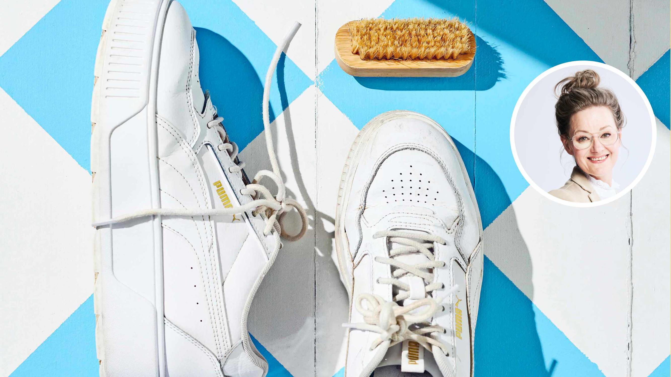 This is a trick that really works—how to clean your white sneakers when nothing else seems to help!