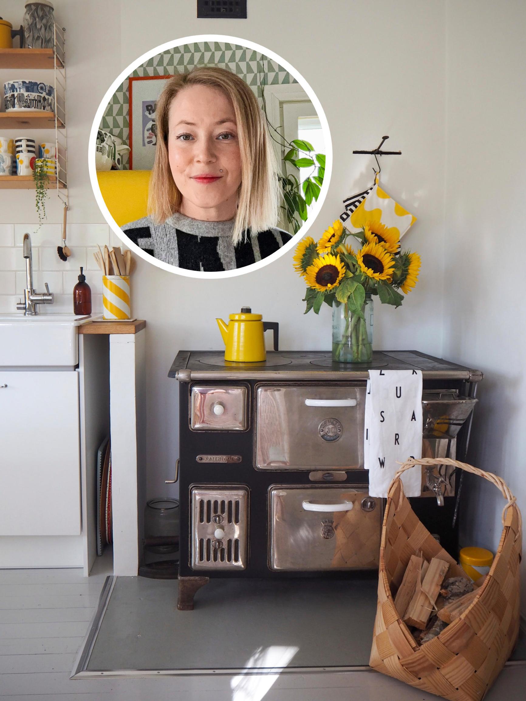 Anna’s sunny home brims with Finnish design: “Yellow always catches my eye at flea markets”