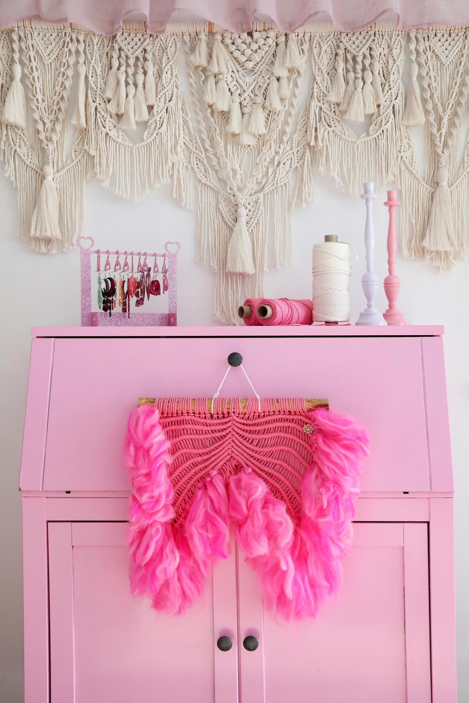 Kirsi’s macrame pieces