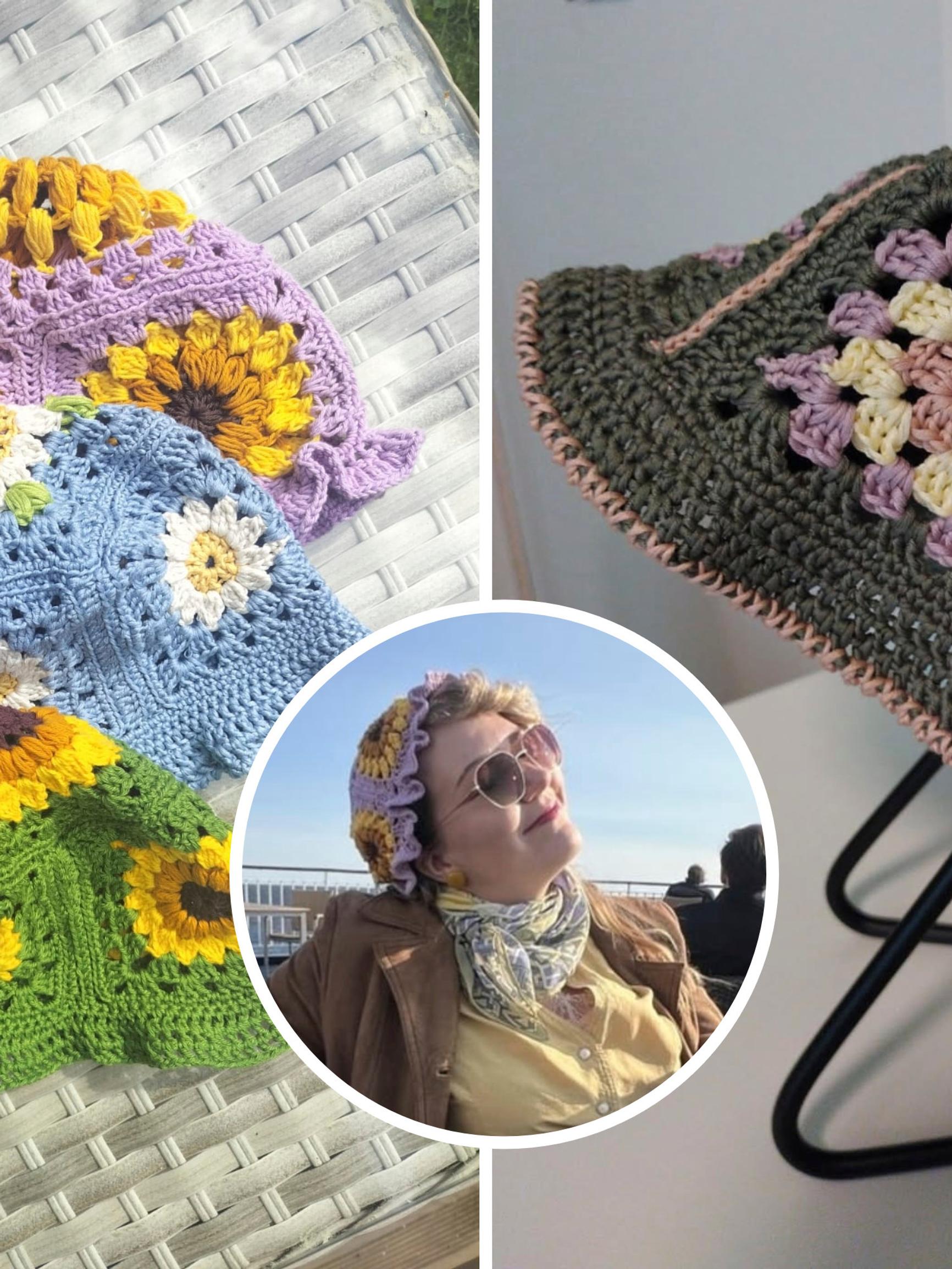 Niina is hooked on crocheting flower hats: “Crocheting has become a way to avoid housework and unpleasant feelings”
