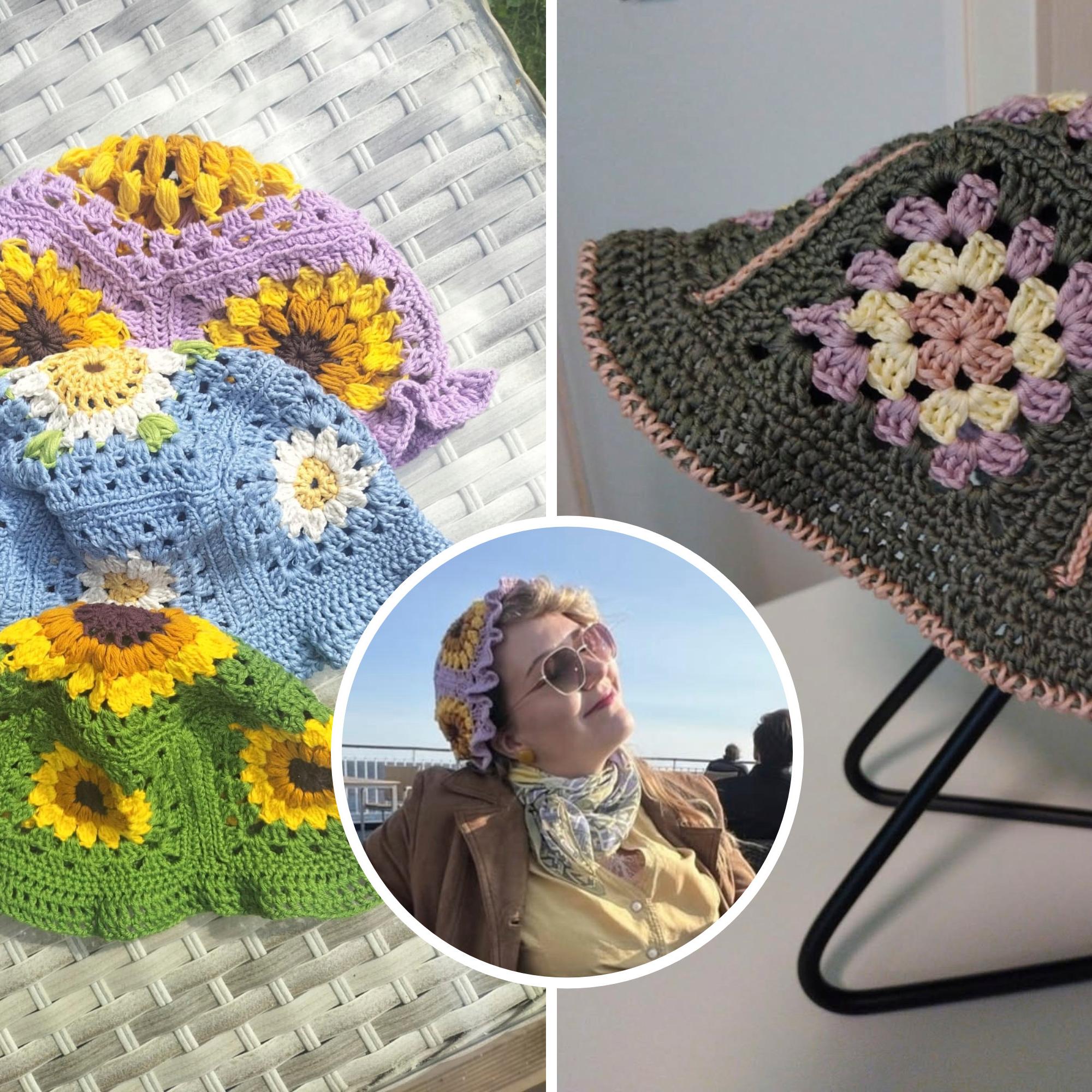 Niina is hooked on crocheting flower hats: “Crocheting has become a way to avoid housework and unpleasant feelings”