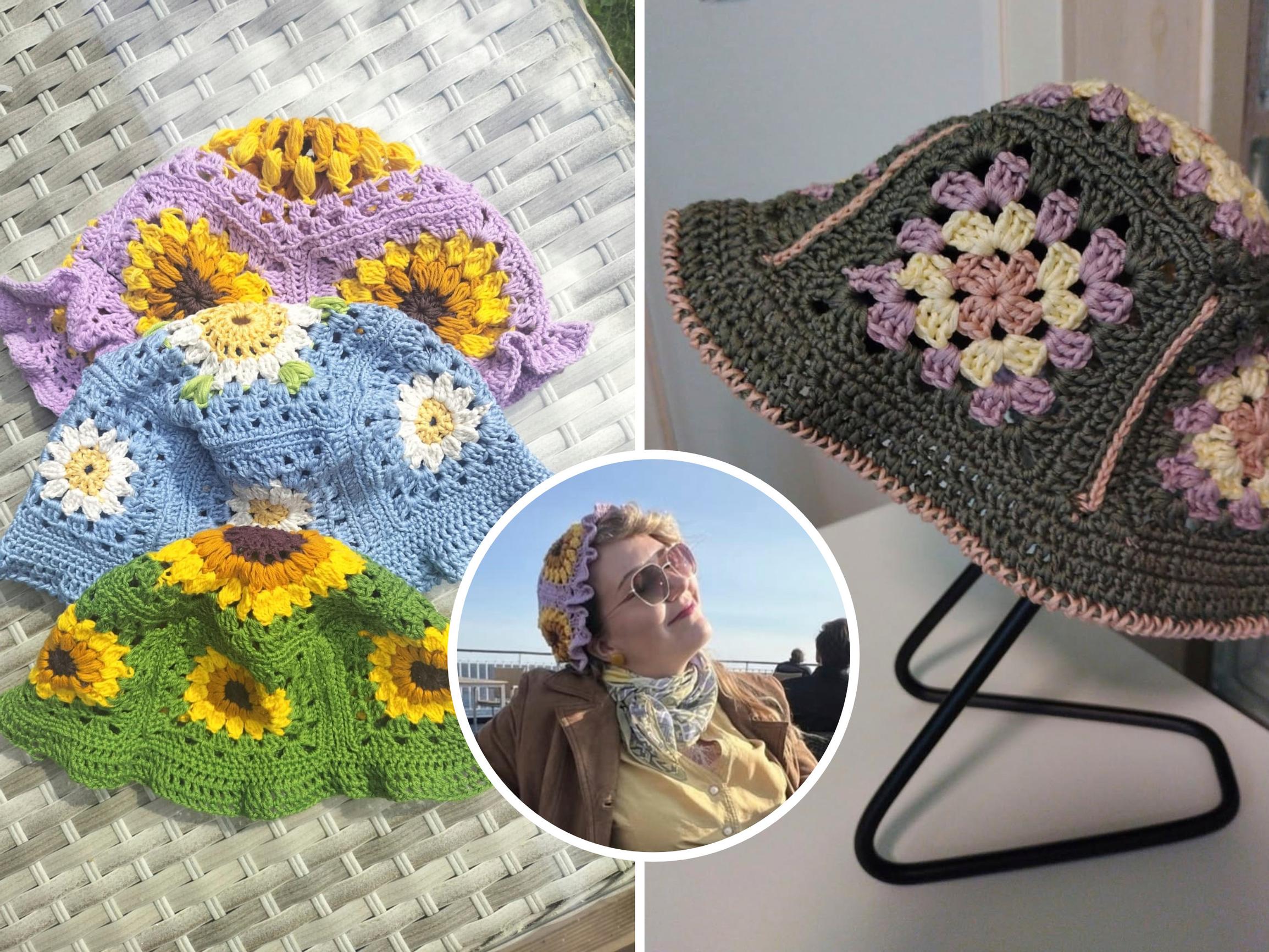 Niina is hooked on crocheting flower hats: “Crocheting has become a way to avoid housework and unpleasant feelings”