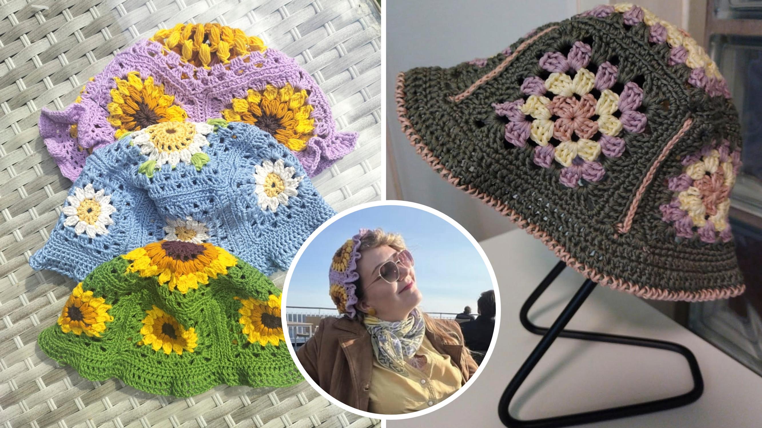 Niina is hooked on crocheting flower hats: “Crocheting has become a way to avoid housework and unpleasant feelings”