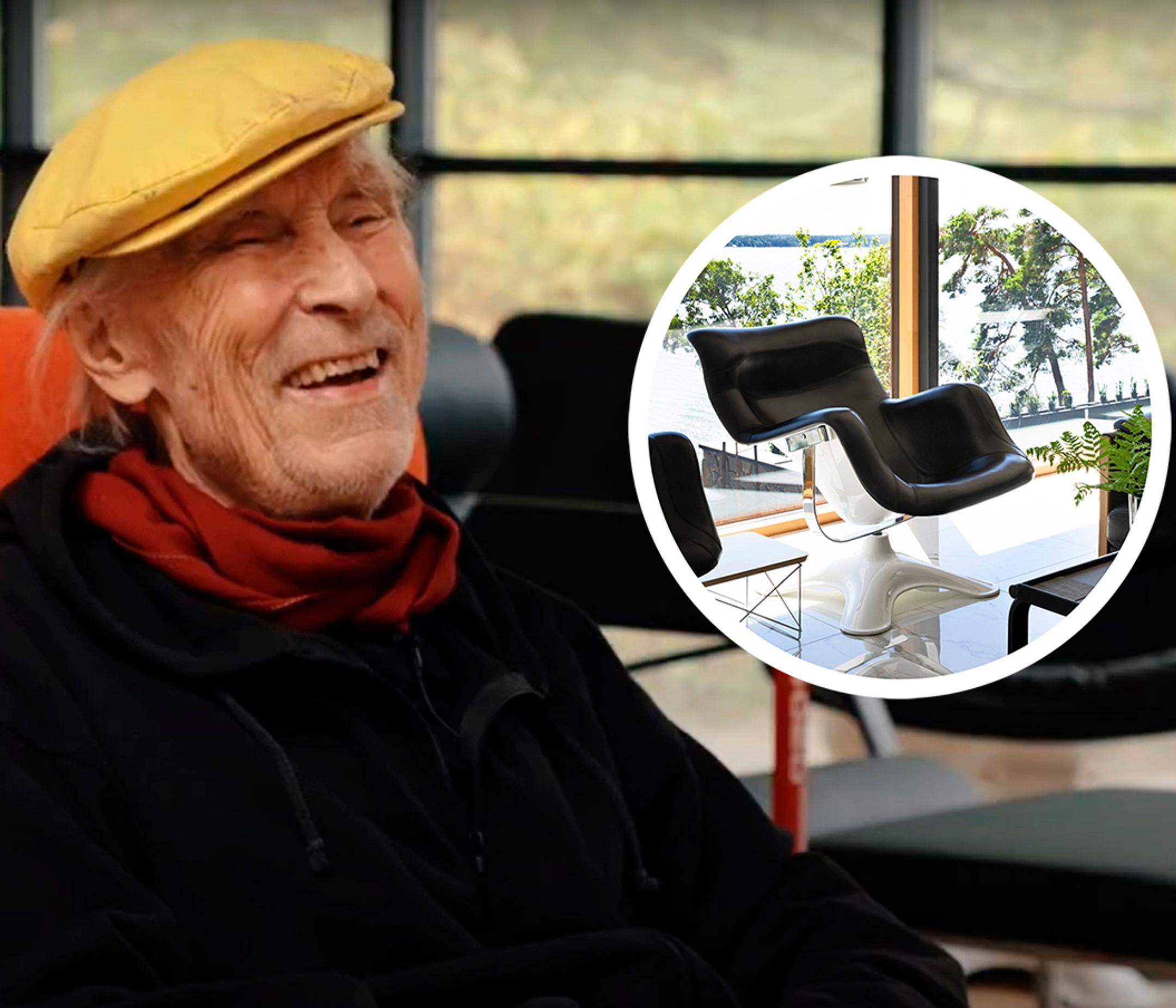 Legendary designer Yrjö Kukkapuro: Rare video interview at the birthplace of the world-famous ‘Karuselli’ chair