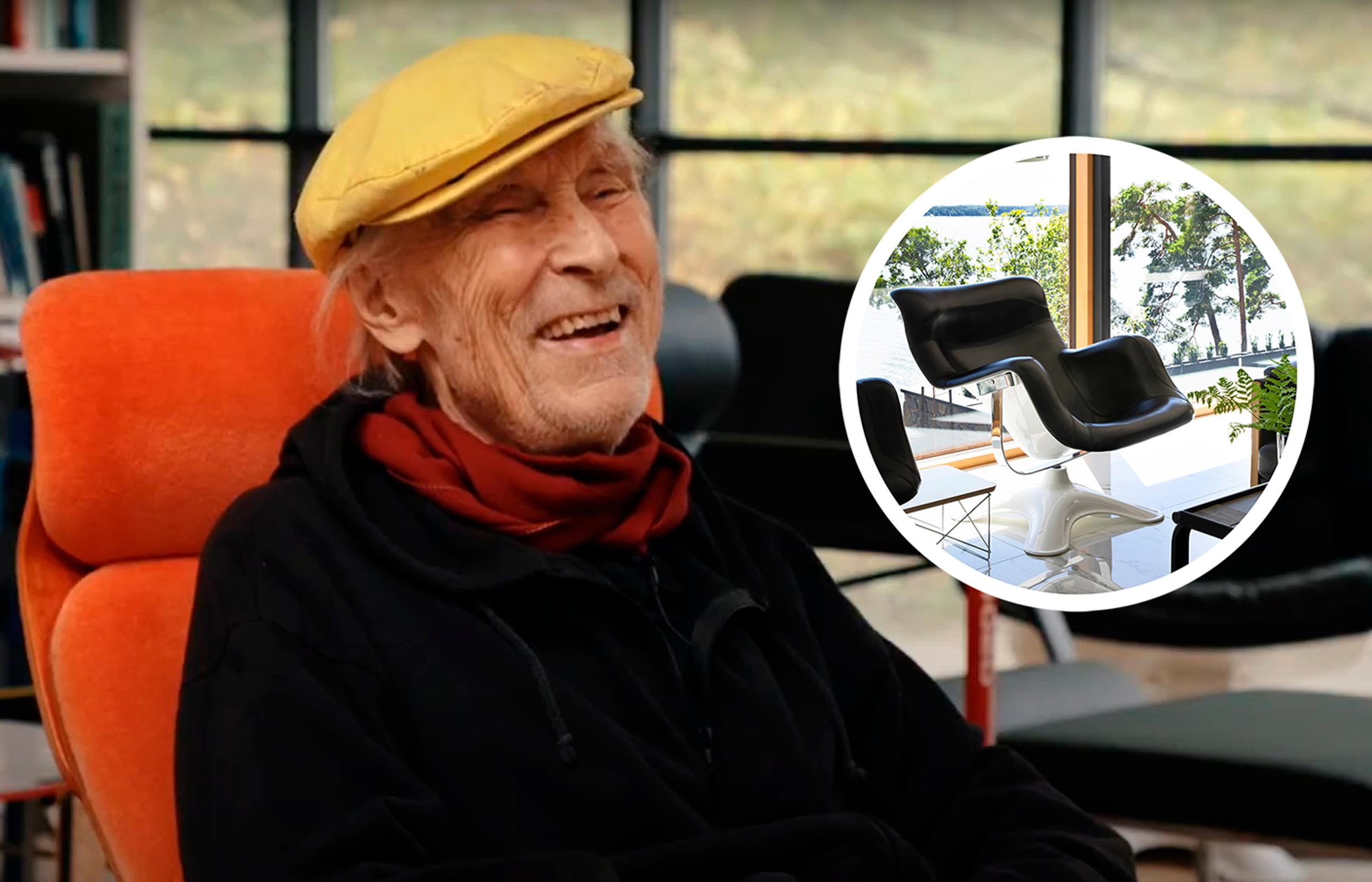 Legendary designer Yrjö Kukkapuro: Rare video interview at the birthplace of the world-famous ‘Karuselli’ chair