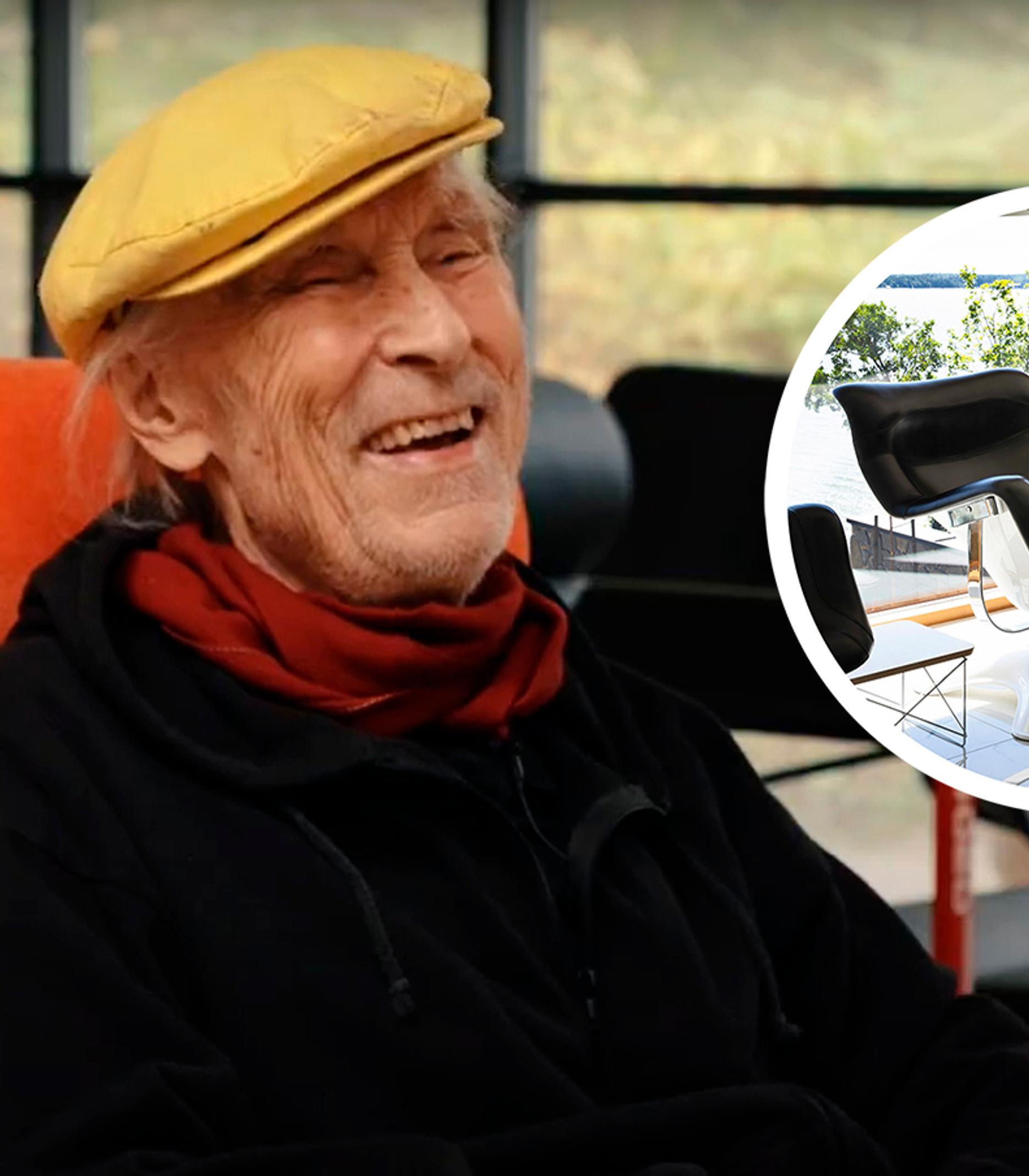 Legendary designer Yrjö Kukkapuro: Rare video interview at the birthplace of the world-famous ‘Karuselli’ chair