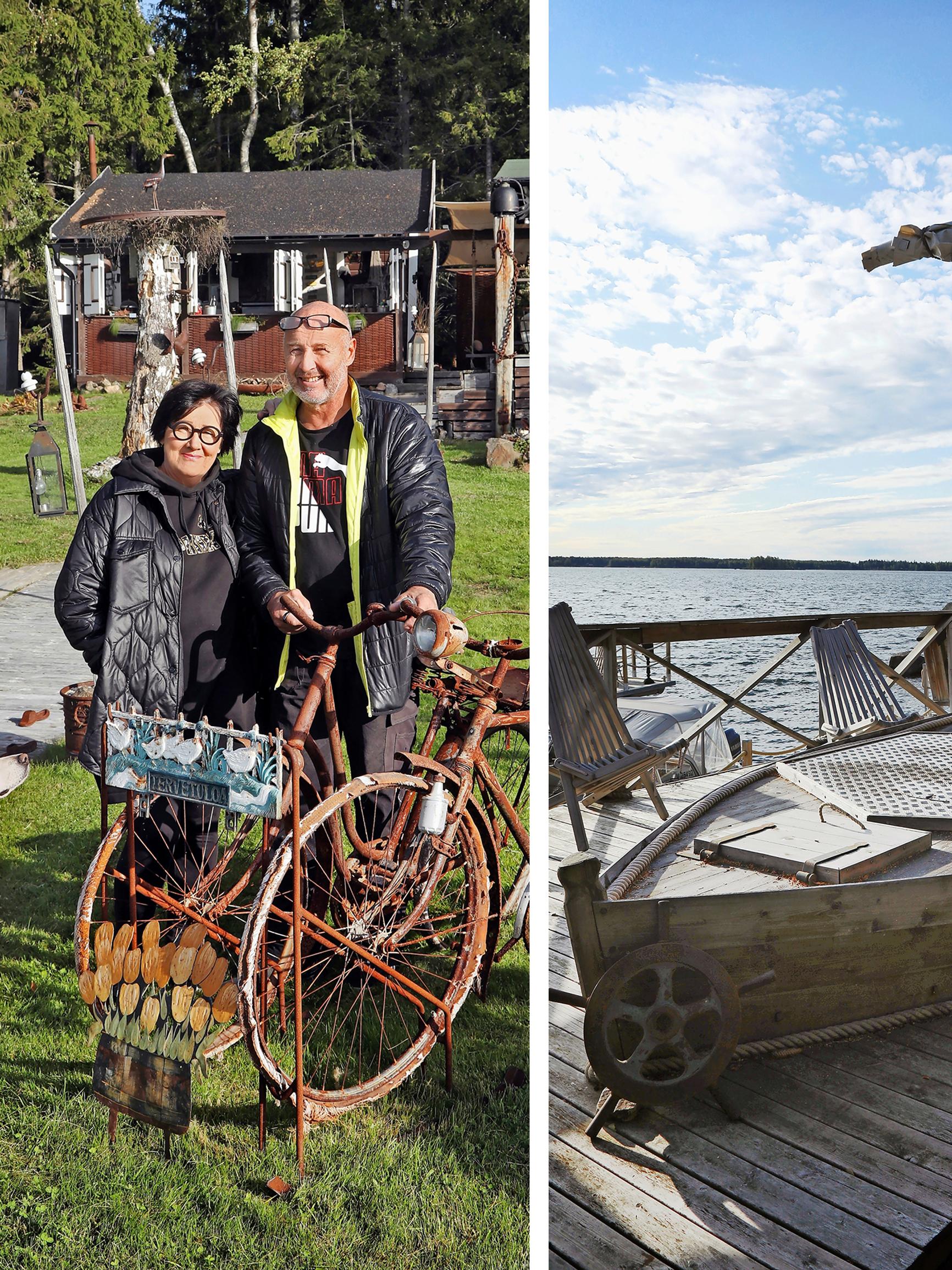 Finnish Sanna and Markku’s island haven of ingenuity: “Markku is sometimes terrified of what I’ll come up with next”