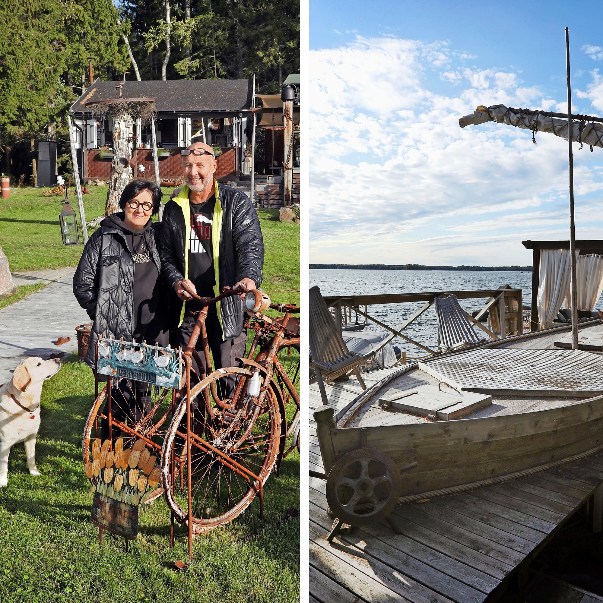 Finnish Sanna and Markku’s island haven of ingenuity: “Markku is sometimes terrified of what I’ll come up with next”