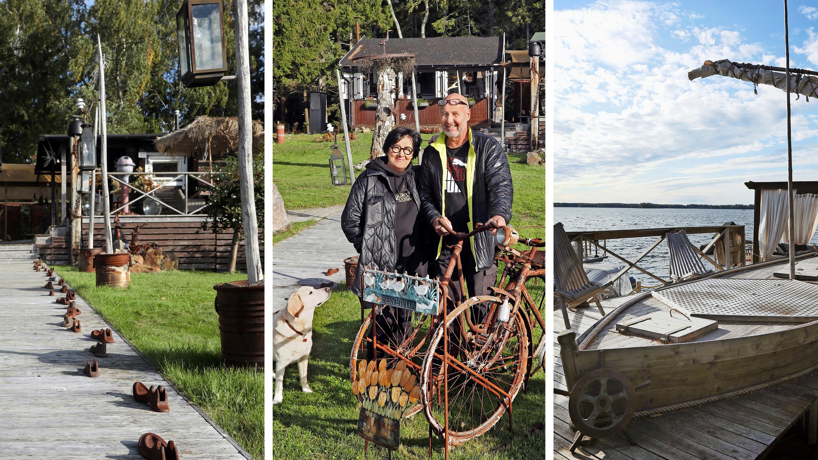 Finnish Sanna and Markku’s island haven of ingenuity: “Markku is sometimes terrified of what I’ll come up with next”