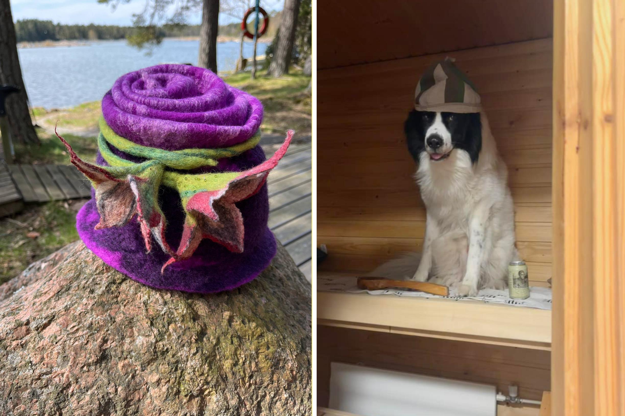 7 × charming sauna hats! “I stand in front of a mirror, chuckling at my reflection”