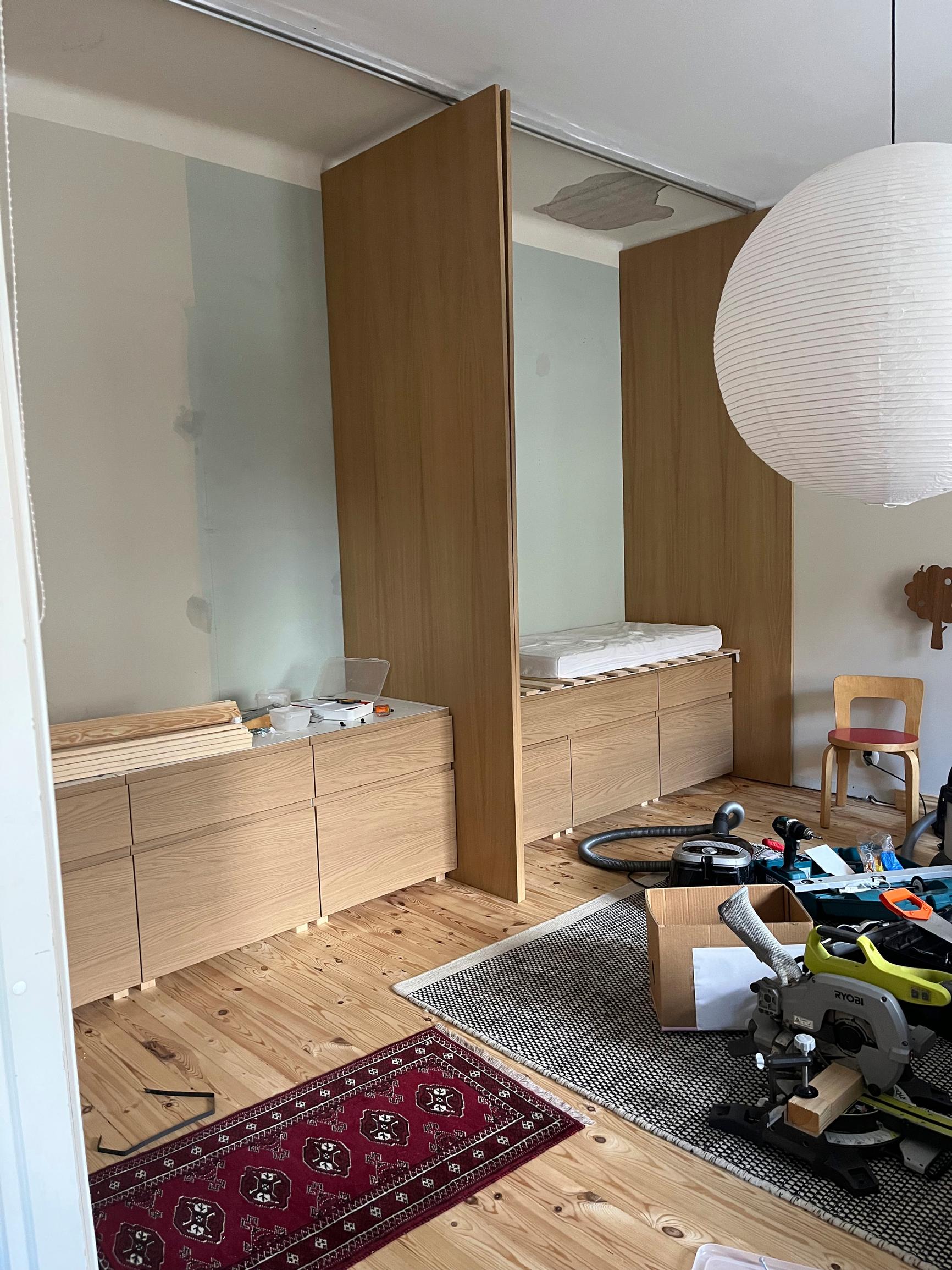 tools and supplies in the children’s room