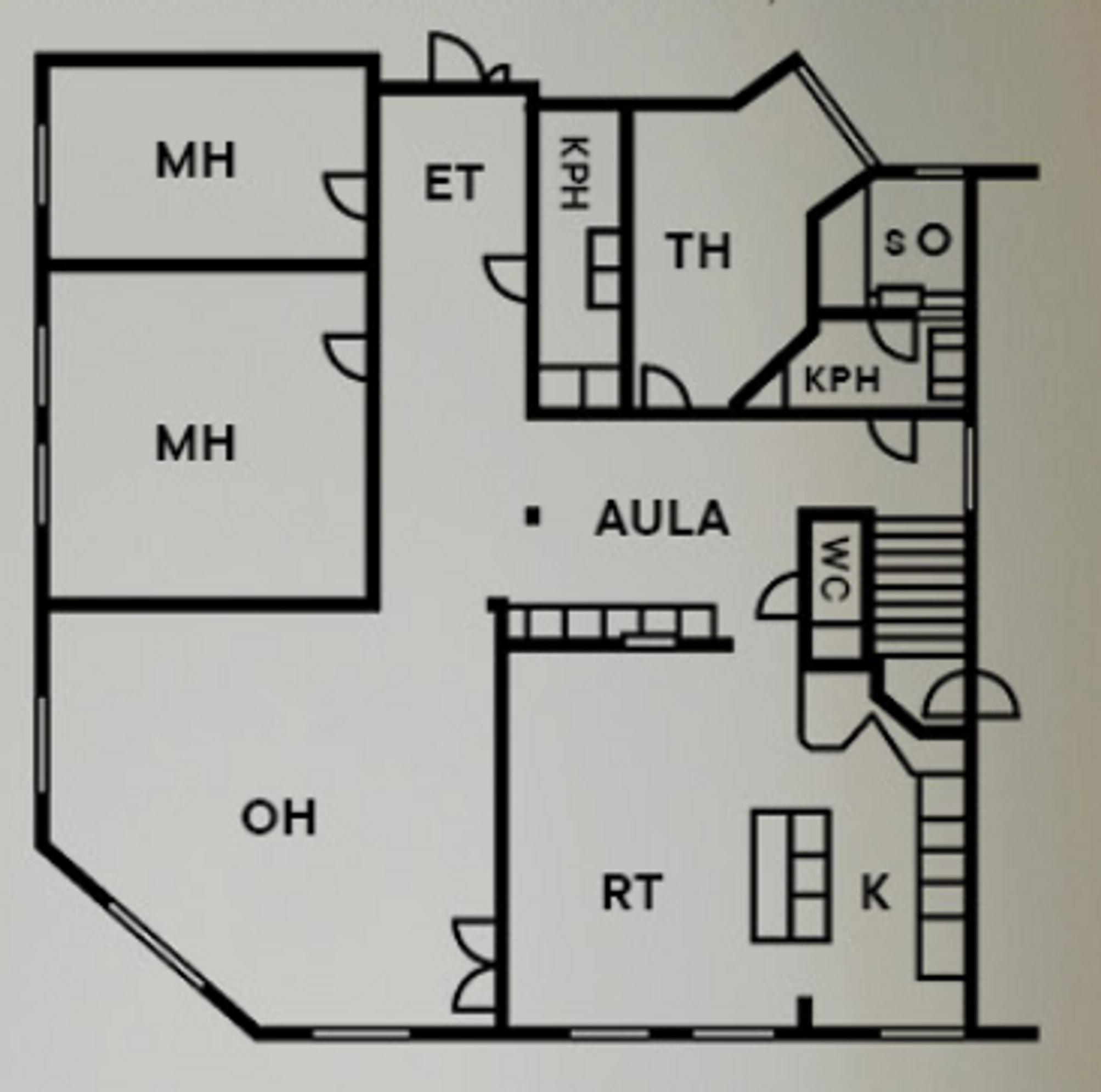 Floor plan of the apartment