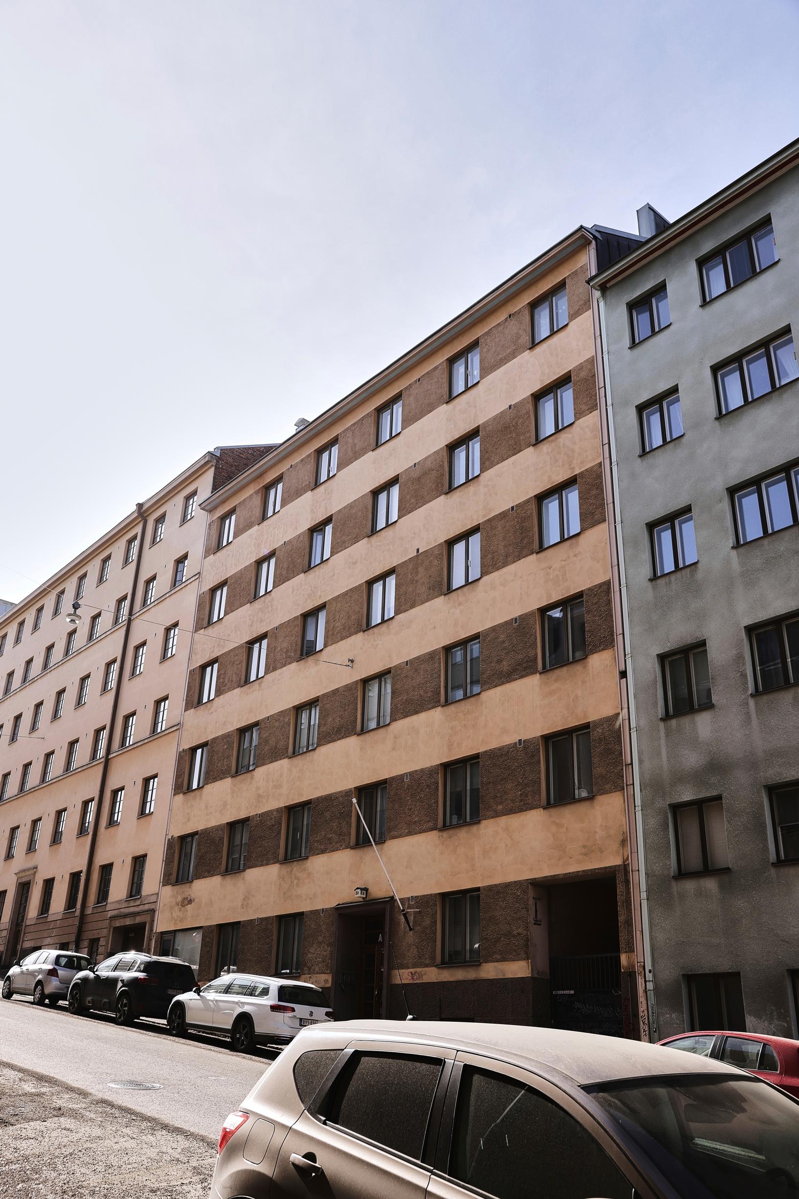 An apartment building in Helsinki’s Harju neighborhood