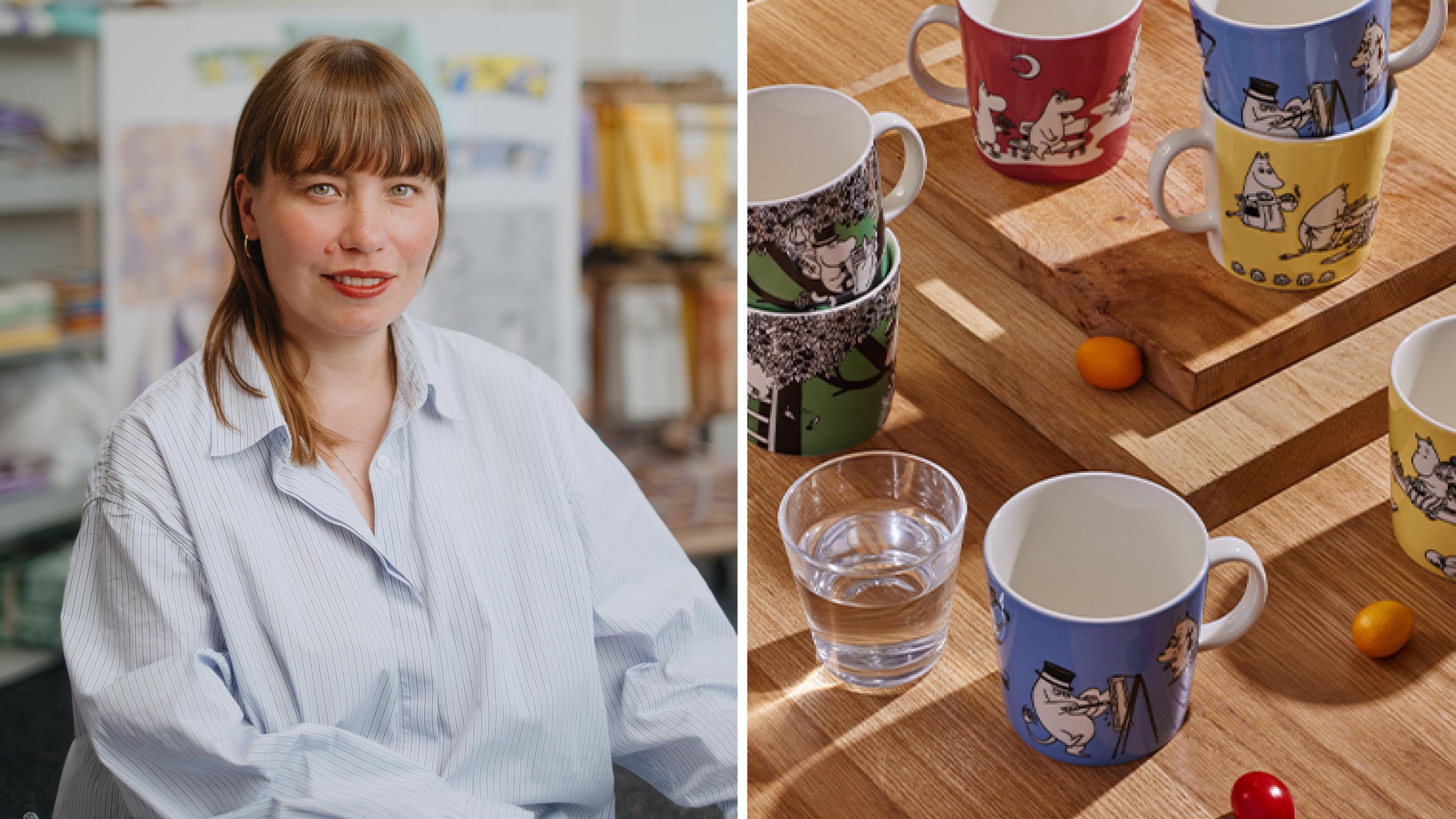 Designer Annika Tickle swapped fashion for Moomin mugs: “Tove Jansson’s signature style remains intact from head to tail”