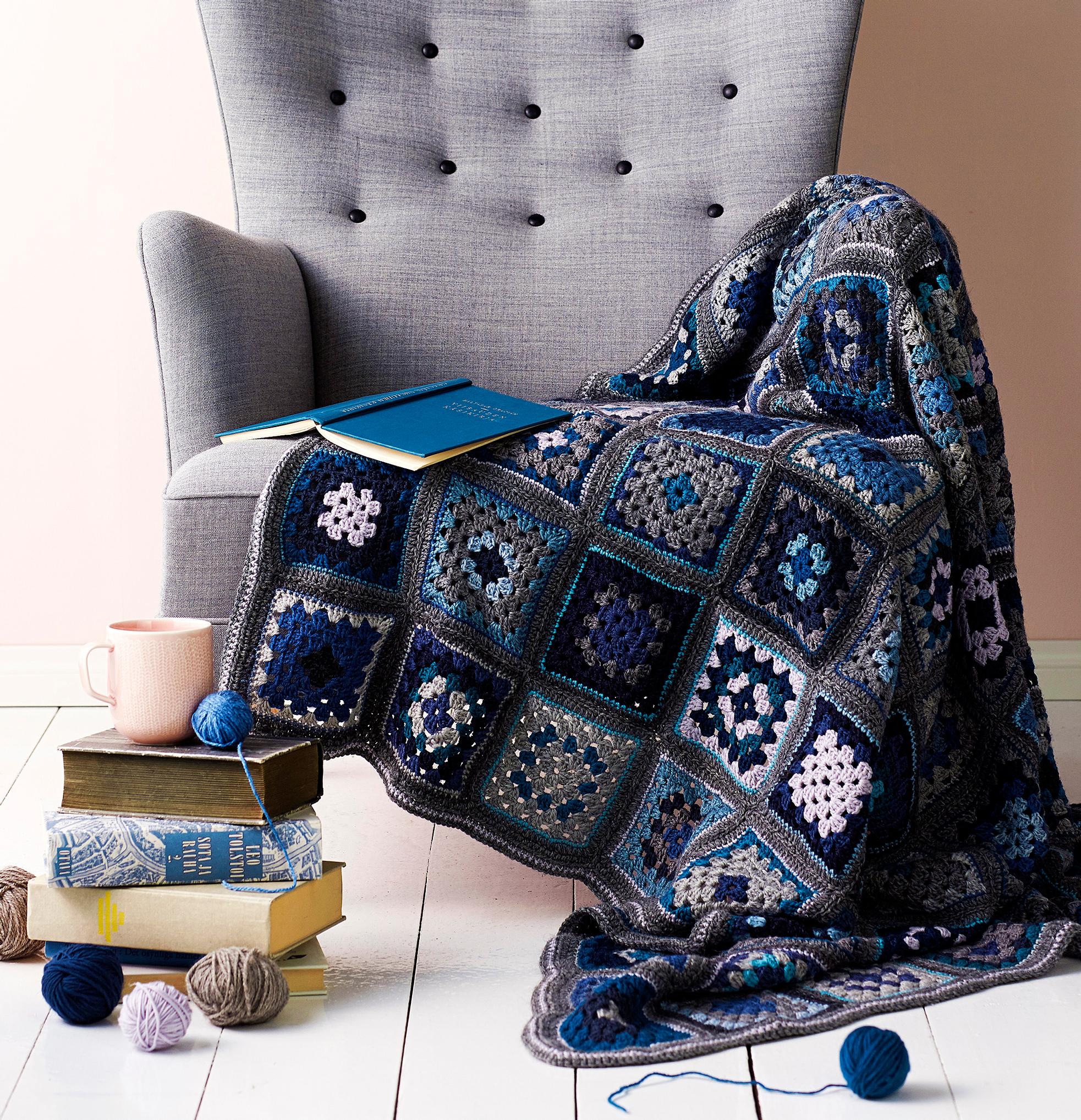 Granny square blanket