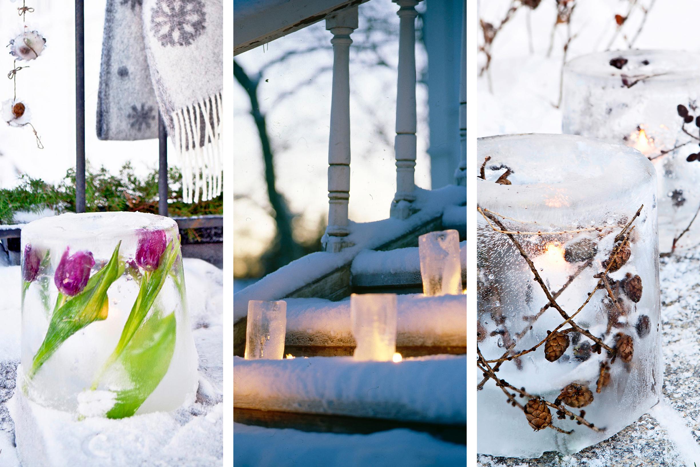 9 beautiful ice lanterns—check out these ideas!