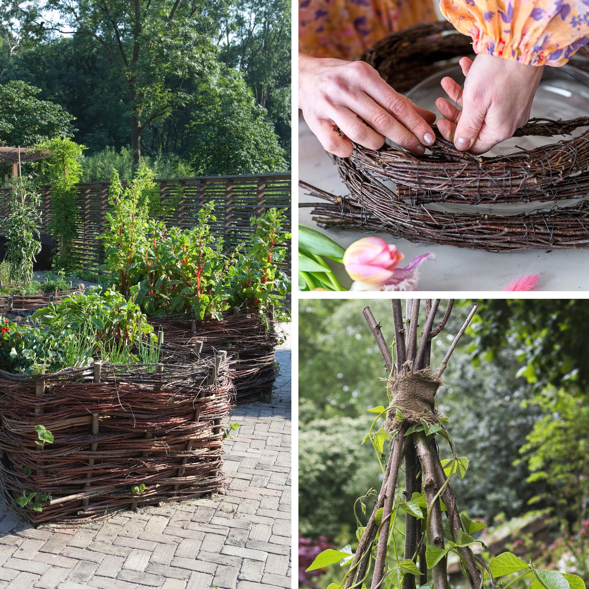 Garden full of twigs and branches—lucky me! 11 imaginative ways to use free wood in your garden