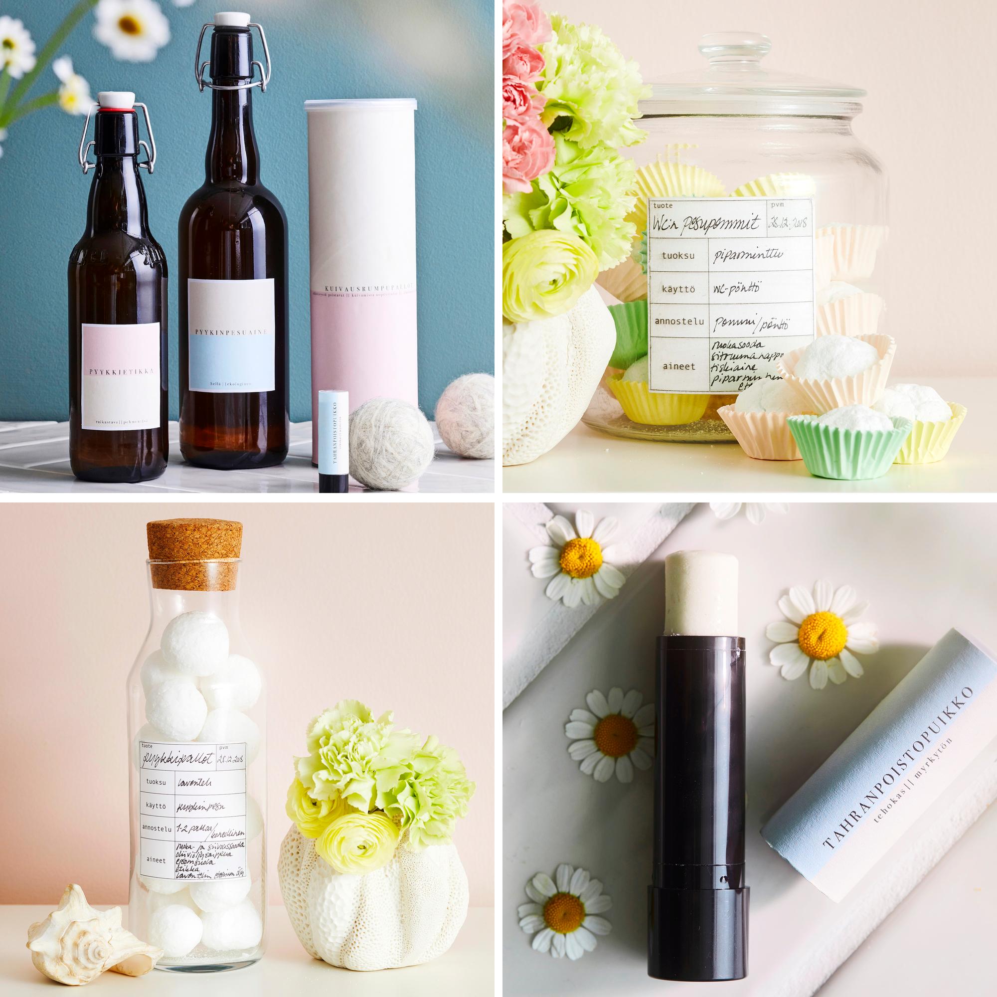 Stain removal stick, laundry balls, toilet bomb: 7 easy eco-friendly cleaning recipes from your local grocery store