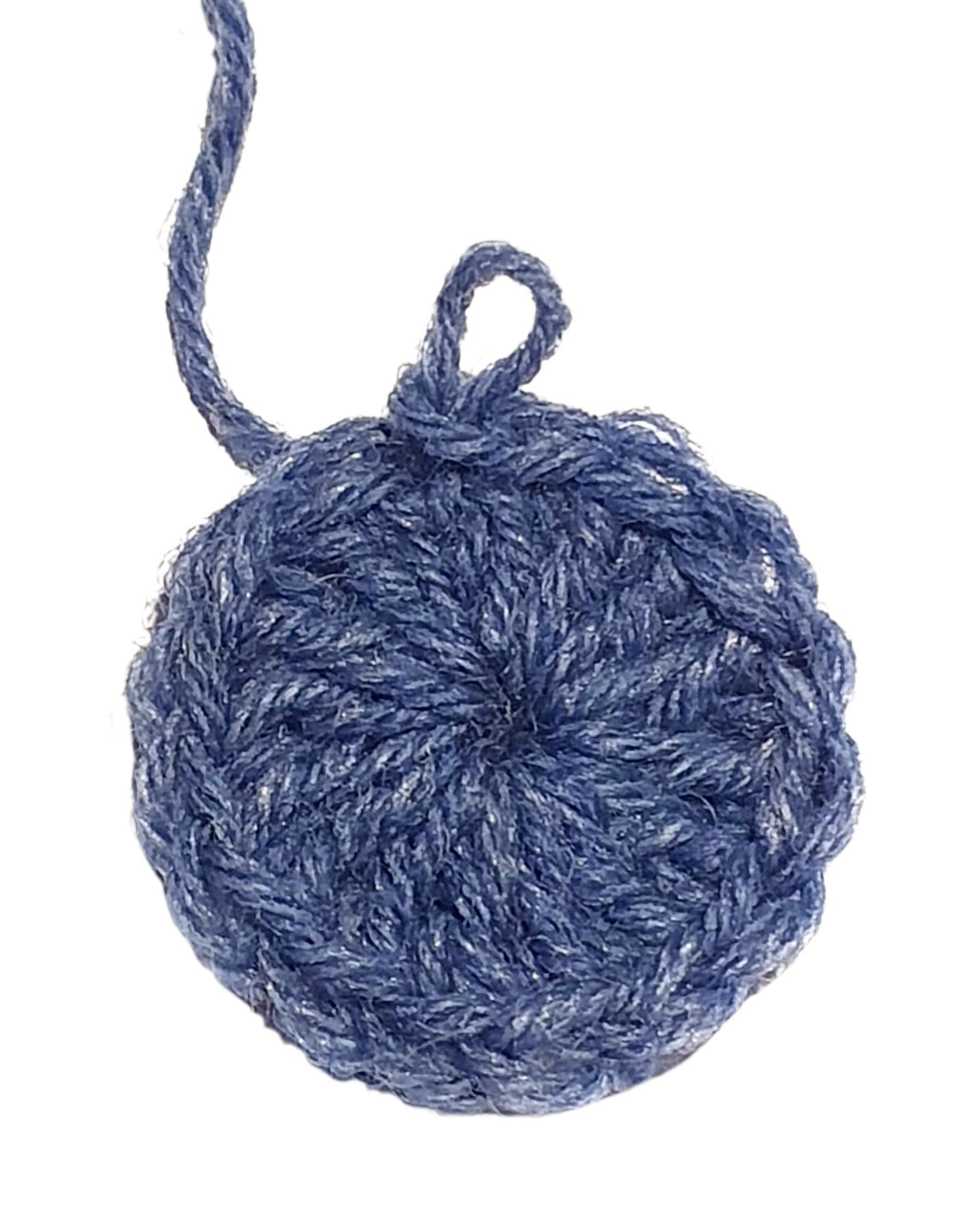 Crocheted crossbody bag, Round 1