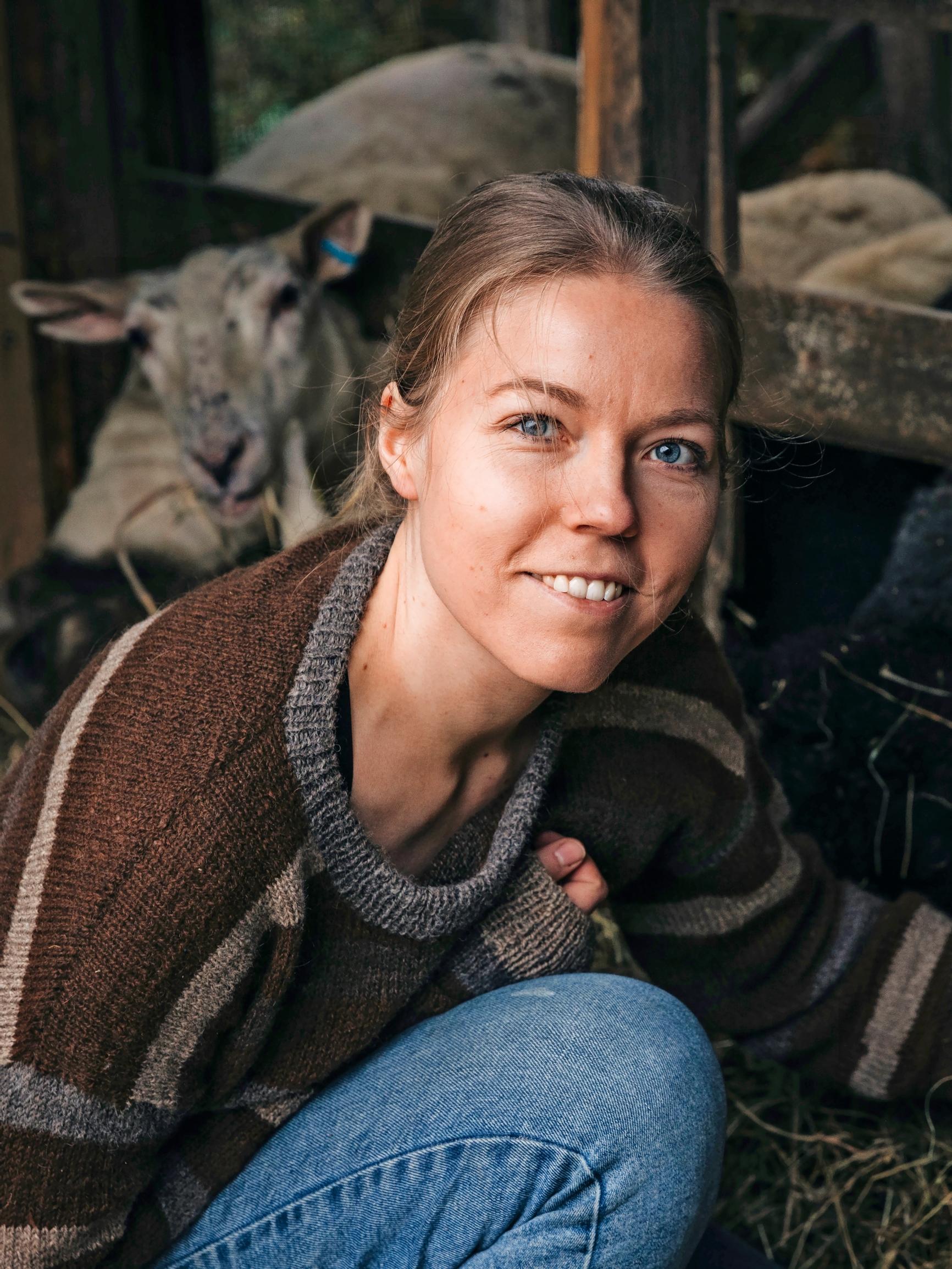 Henna left her nursing career and fulfilled her dream—now she spins alpaca and sheep’s wool on a farm in Inkoo, Finland
