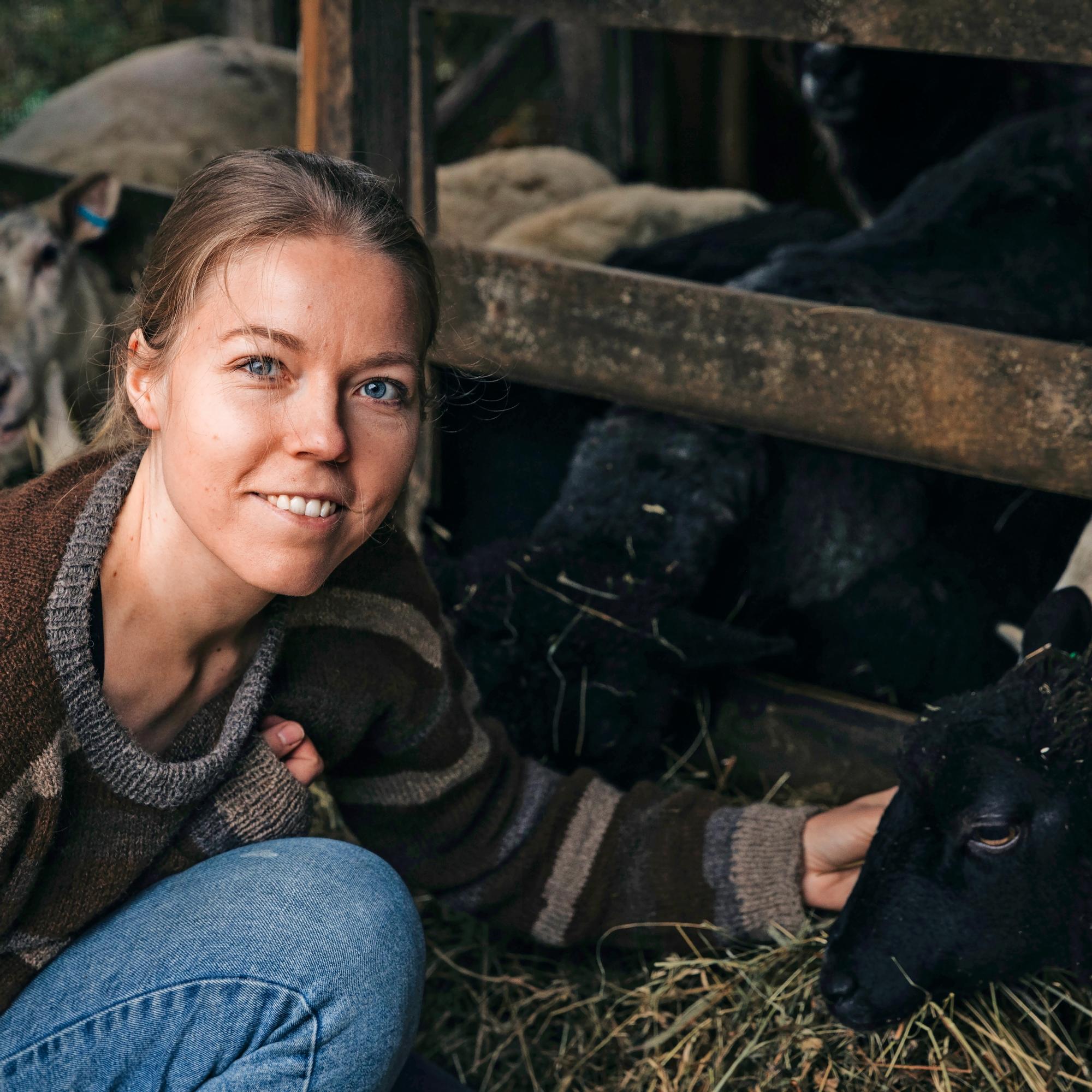 Henna left her nursing career and fulfilled her dream—now she spins alpaca and sheep’s wool on a farm in Inkoo, Finland