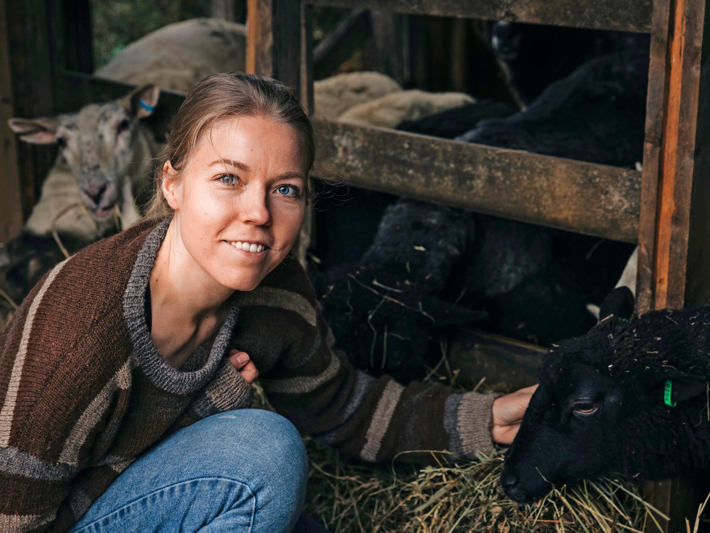Henna left her nursing career and fulfilled her dream—now she spins alpaca and sheep’s wool on a farm in Inkoo, Finland